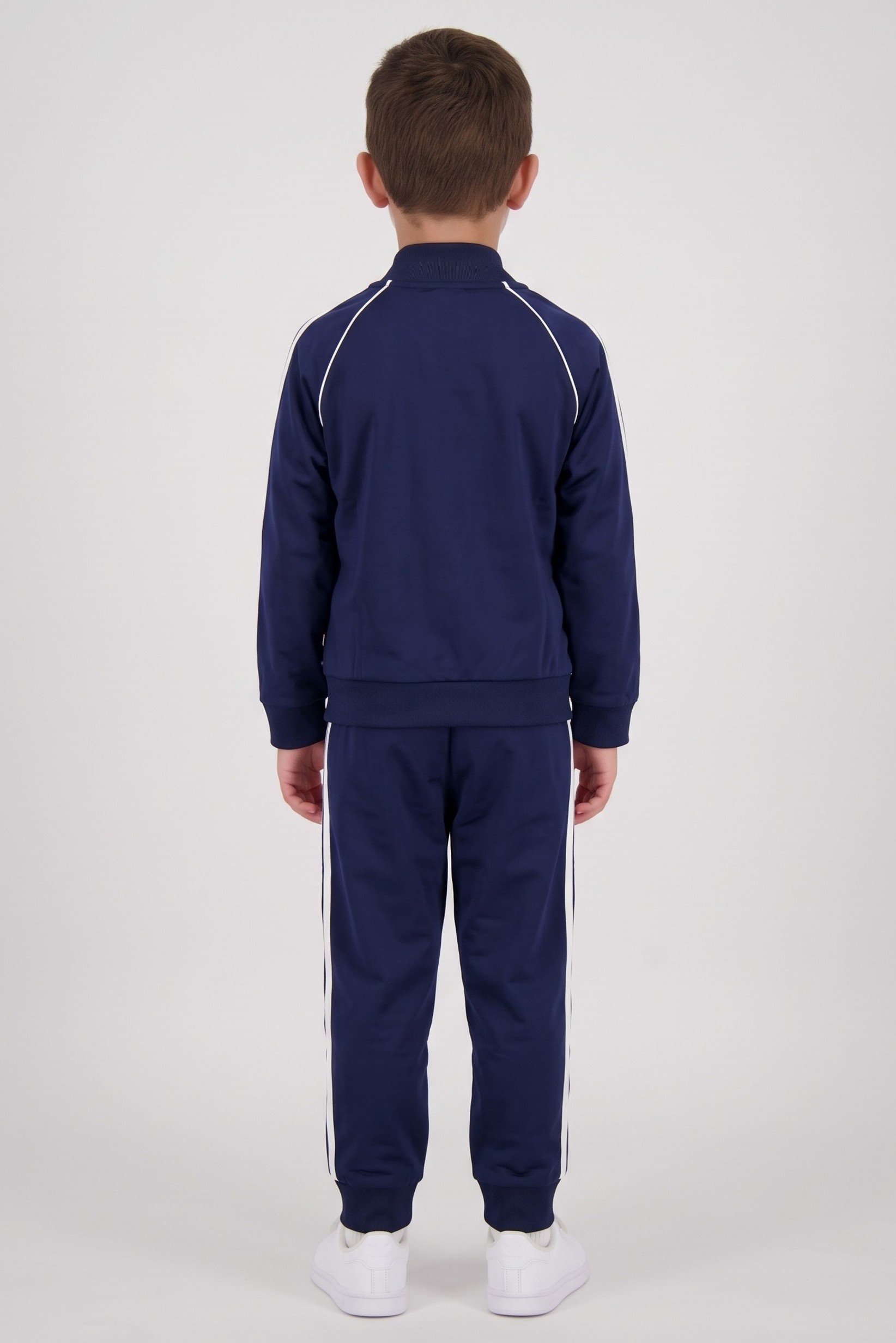 Toddlers Boy 2 Pieces Long Sleeve Training Tracksuit Set, Navy