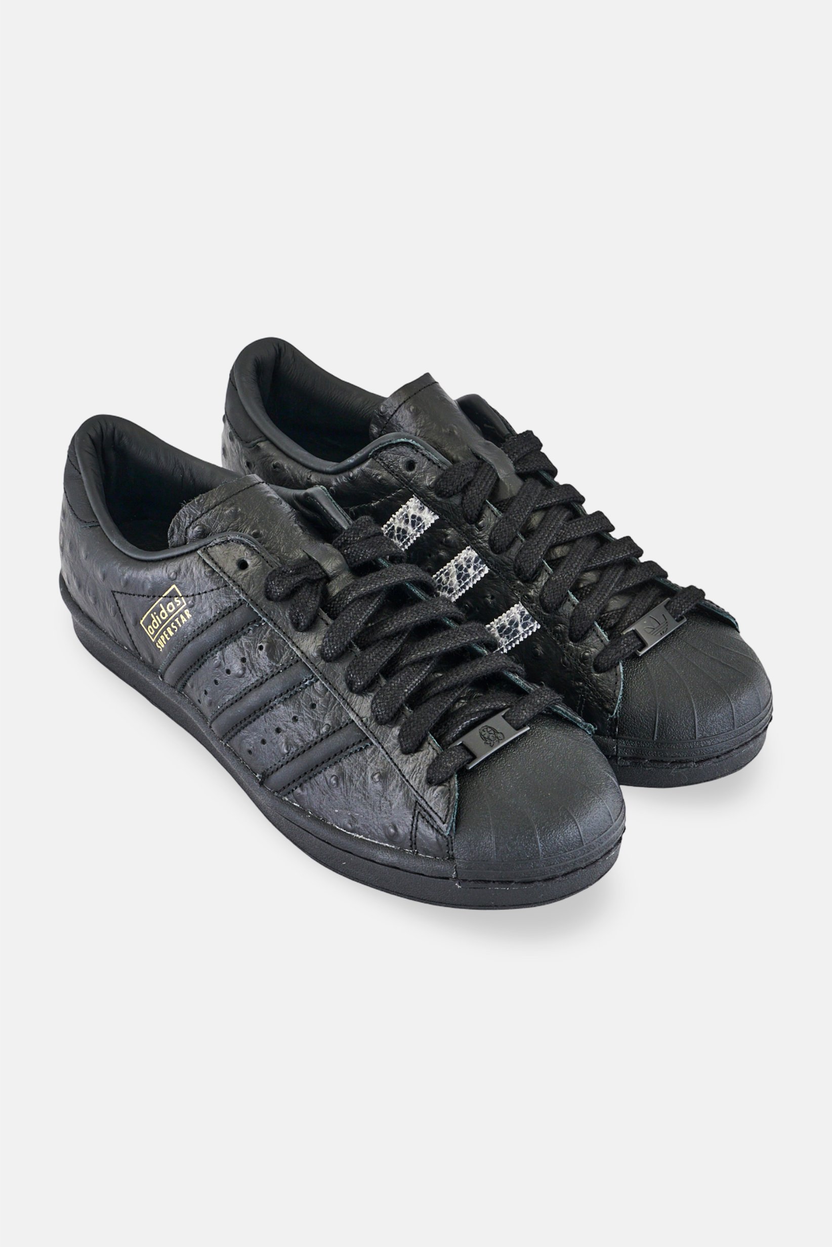 Consortium Men Superstar Footpatrol Lace Up Outdoor Shoes, Black