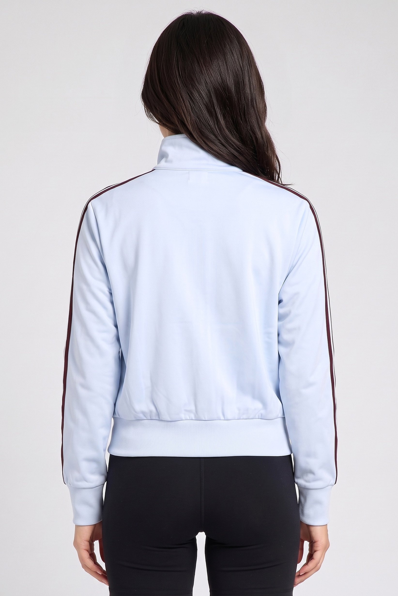 Women Sportswear Fit Long Sleeve Training Jacket, Light Blue