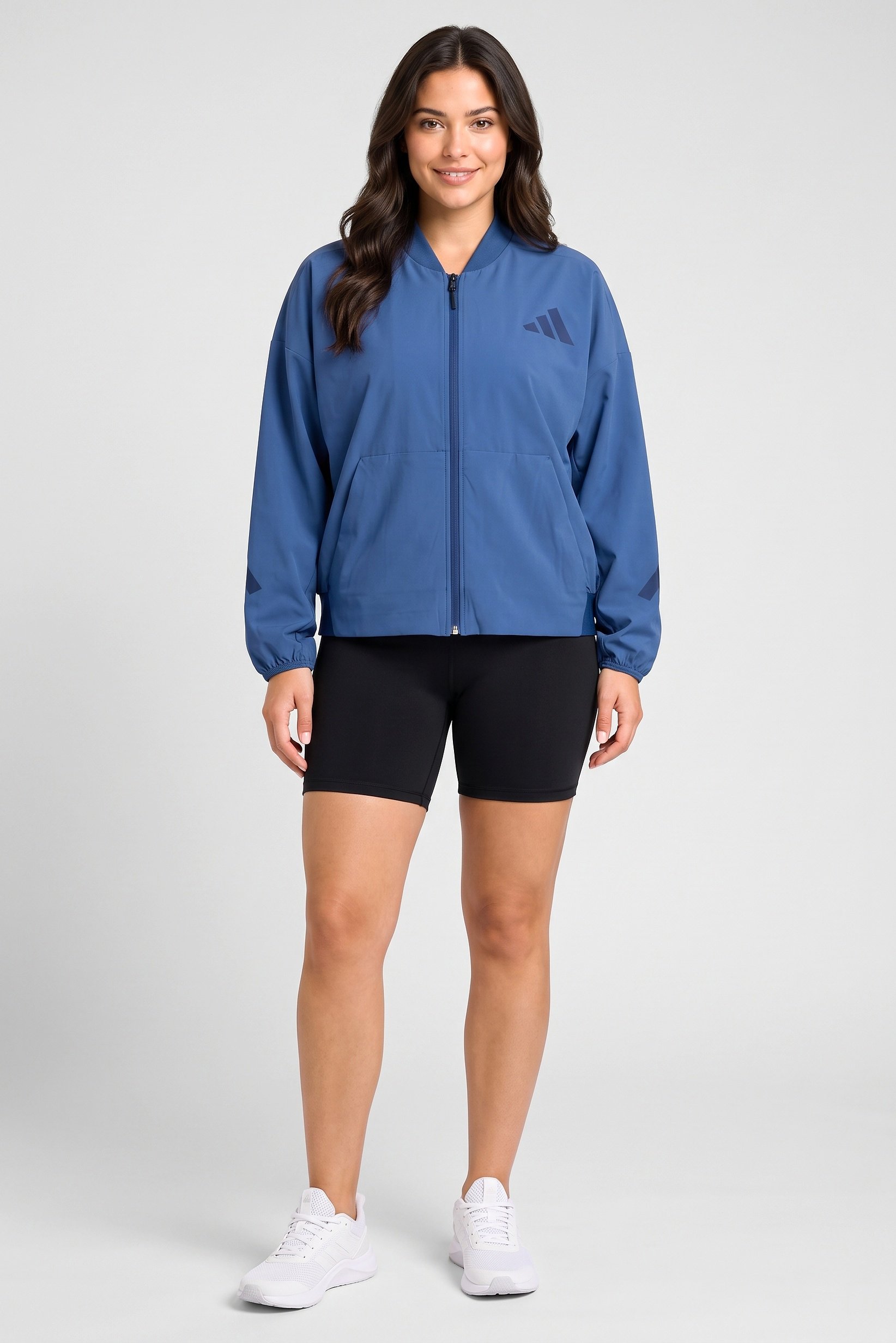 Women Sportswear Fit Training Jacket, Blue