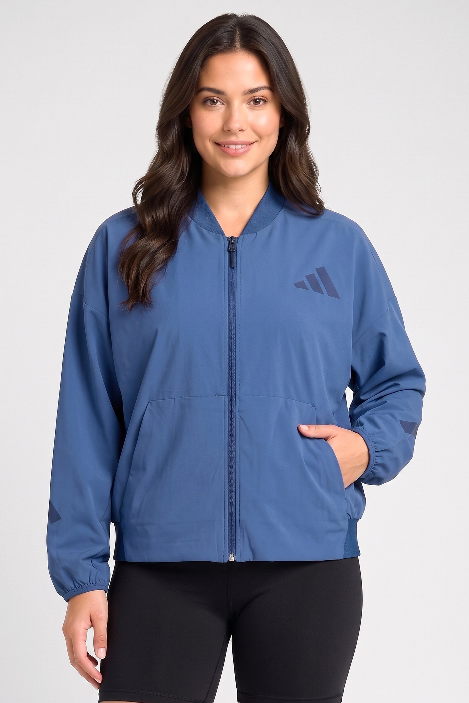 Women Sportswear Fit Training Jacket, Blue