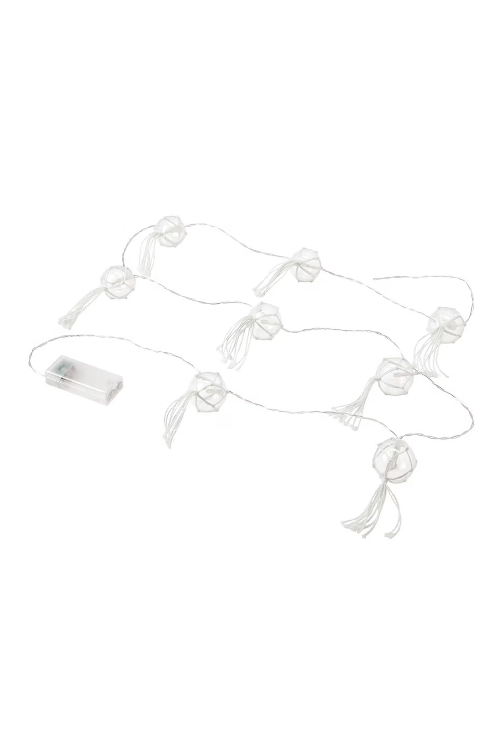 LED Light Chain With Balls, Transparent
