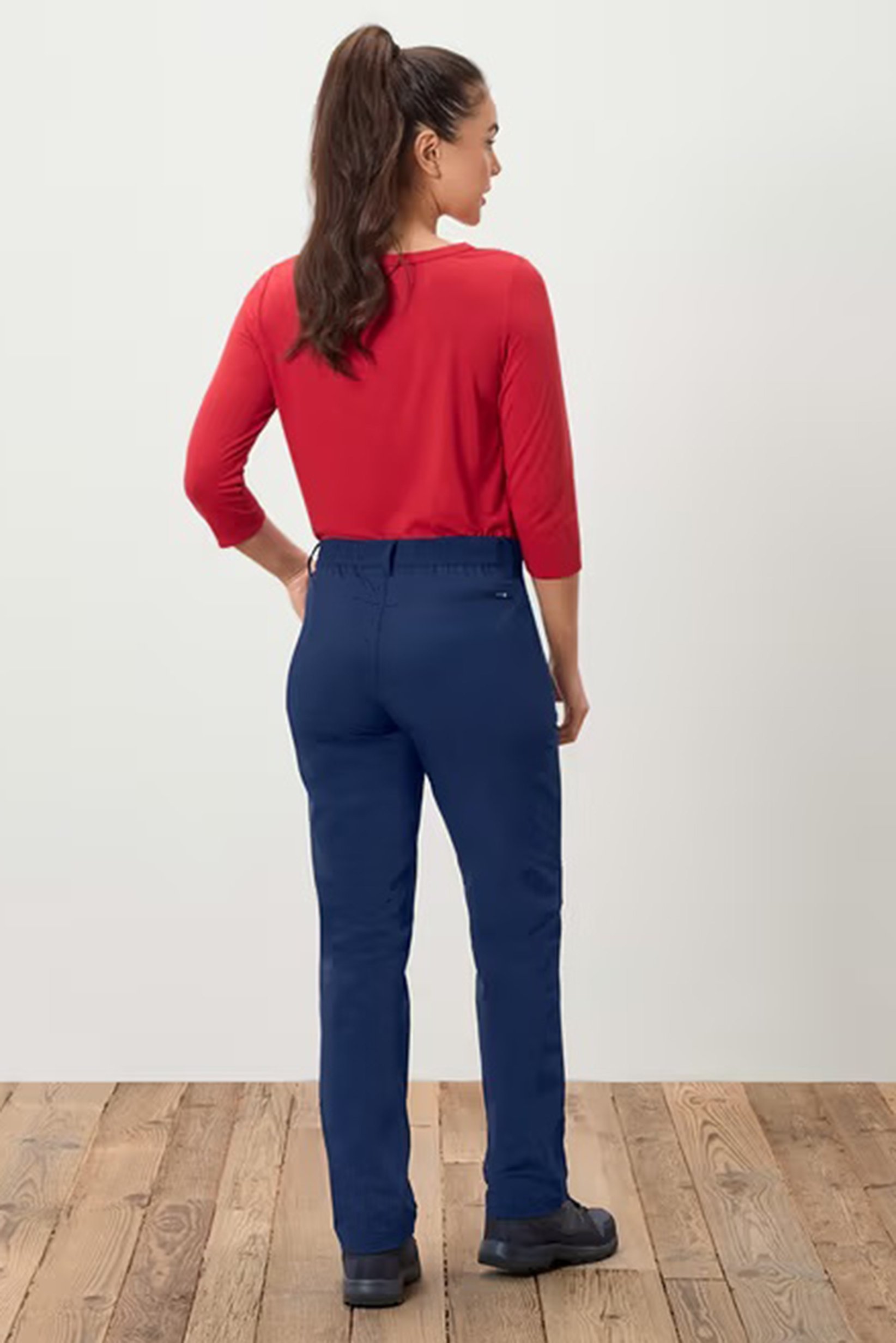 Women Sportswear Fit Outdoor Track Pants, Royal Blue