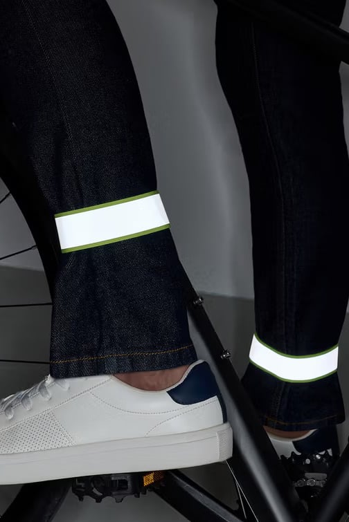 2 Pieces Reflective Trouser Bands, Multicolor