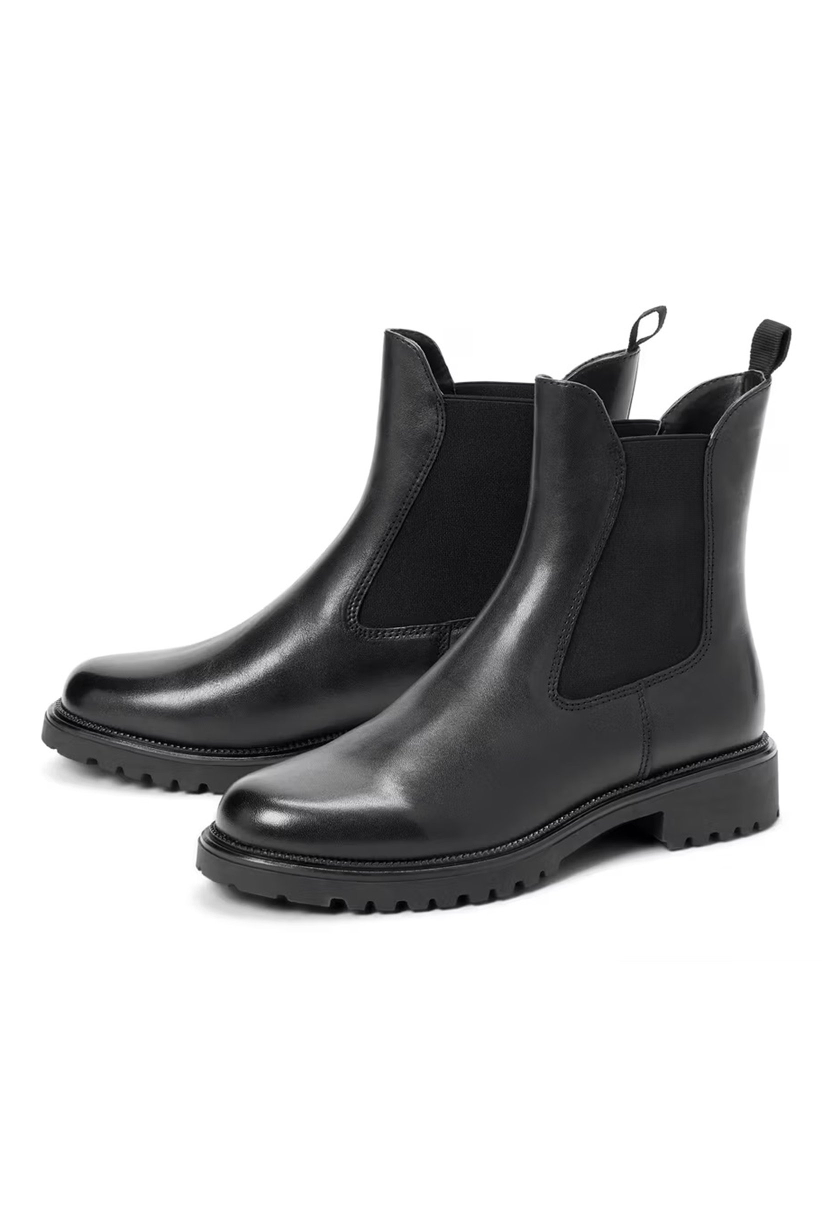 Women Slip On Ankle Boots, Black