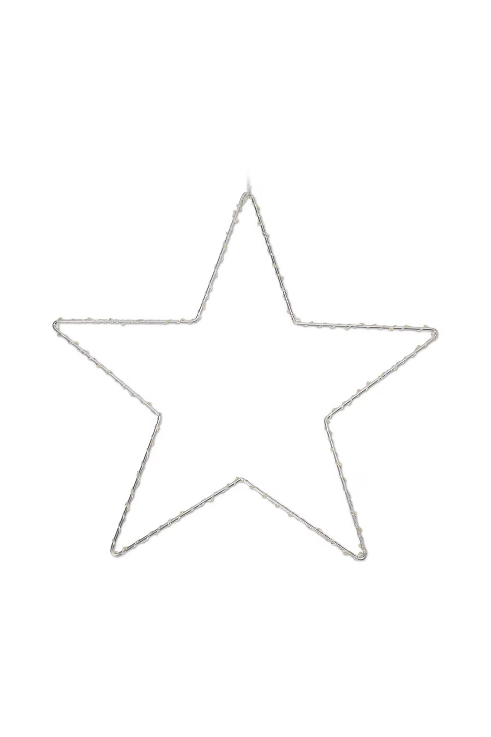 Led Star Outdoor Lighting 30 cm, Silver