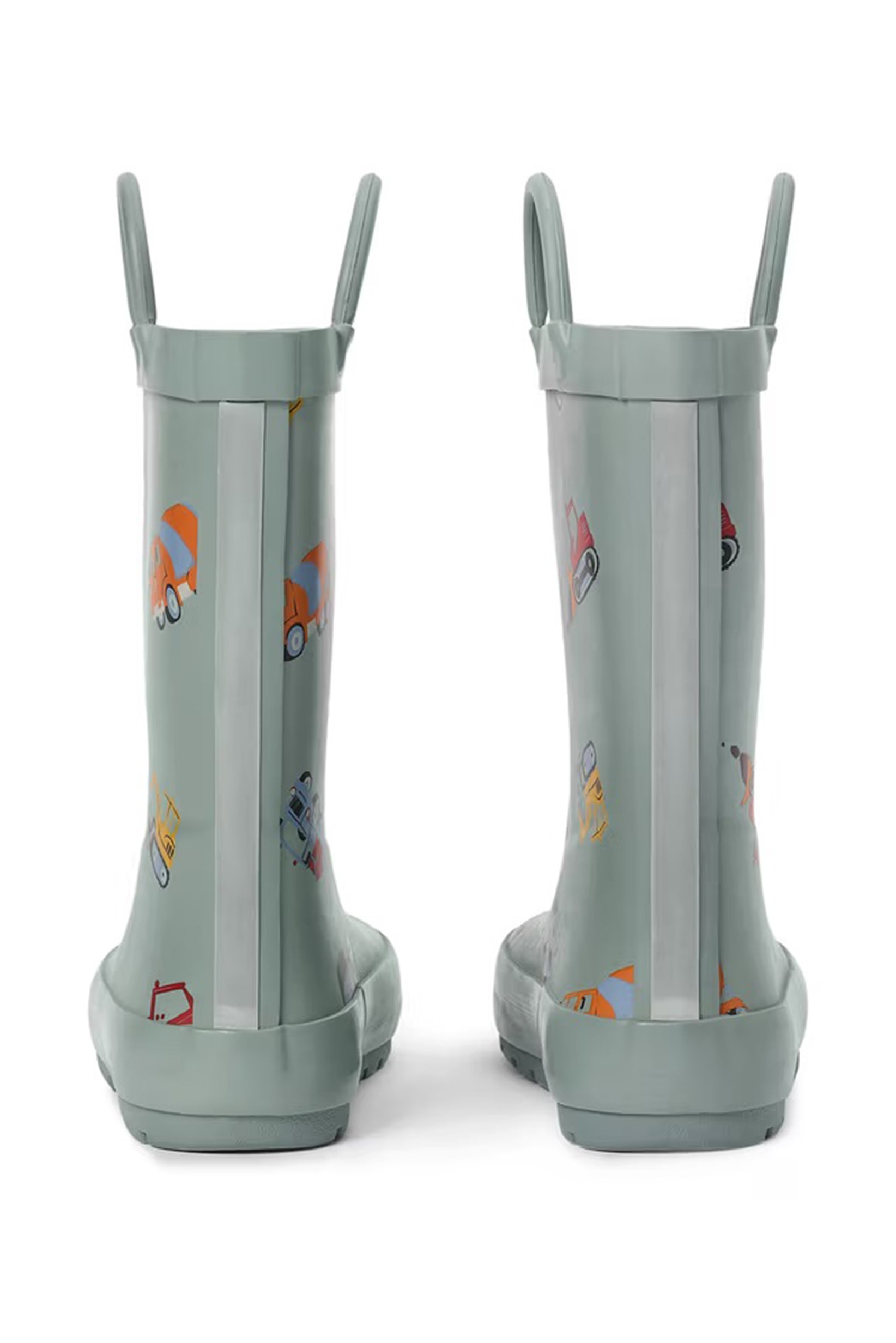 Toddlers Girl Slip On Rain Boots, Multicolor