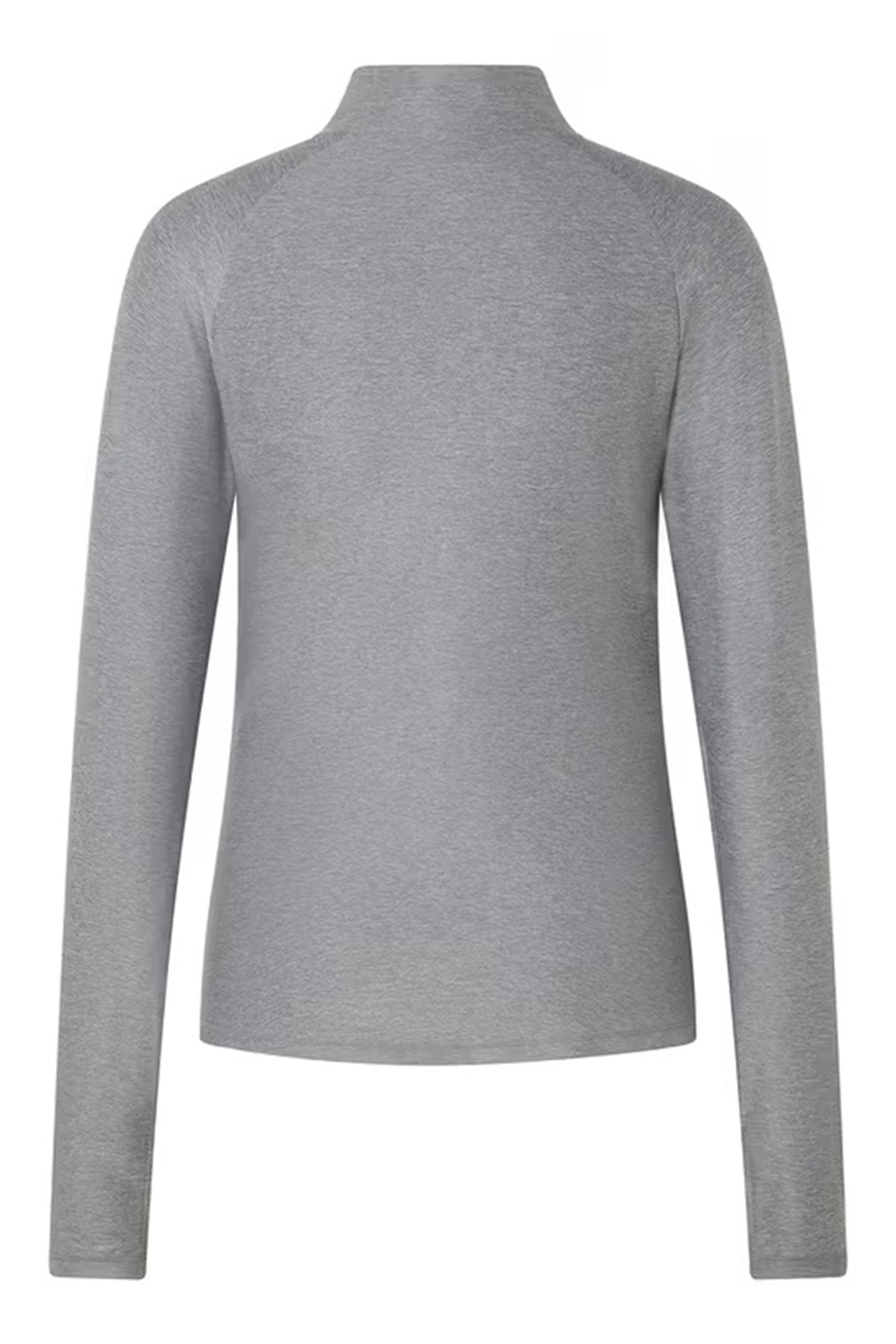 Women Sportswear Fit Long Sleeve Outdoor Sweatshirt, Heather Grey