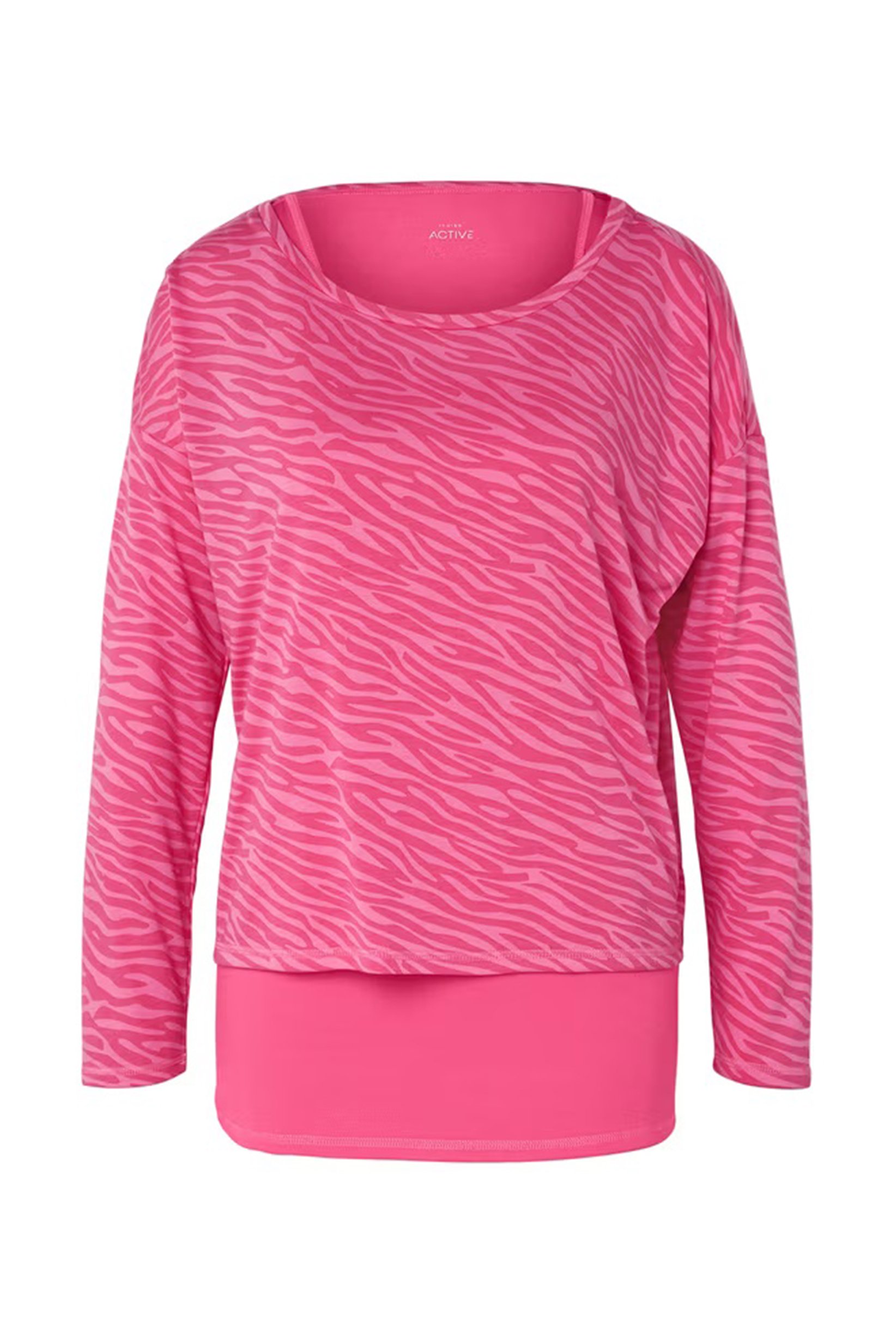 Women 2 Pieces Sportswear Fit Training 2 And 1 Top, Pink