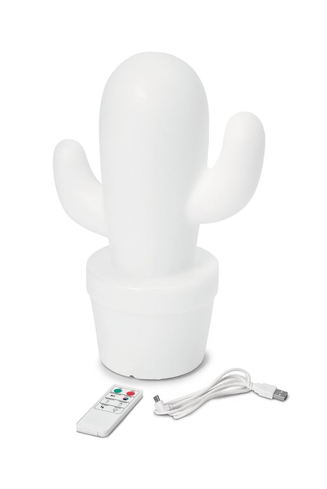 Cactus LED Table Lamp, White