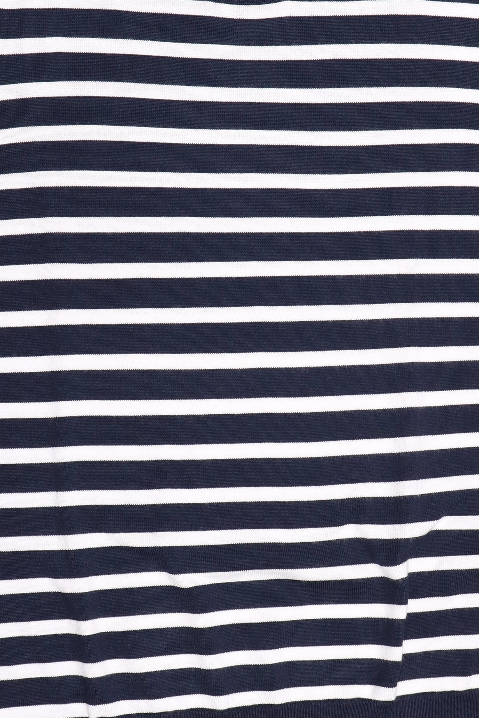Women Crew Neck Long Sleeve Stripe Sweater, Multicolor