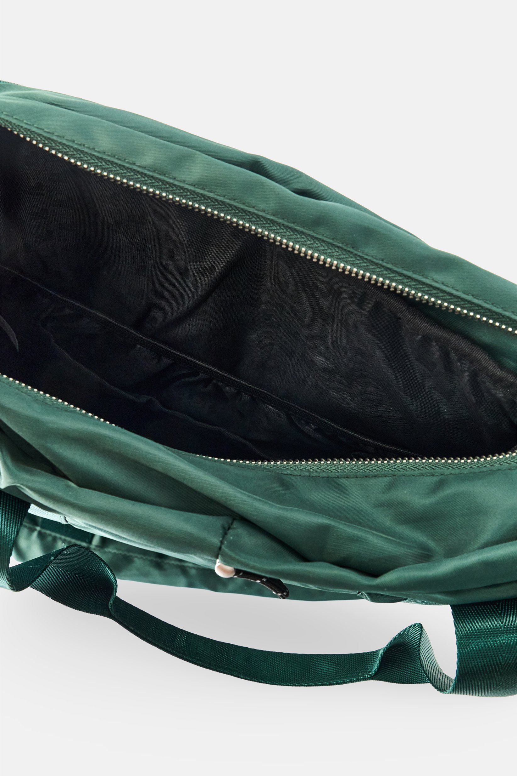 Men Brand Logo Backpack, Dark Green