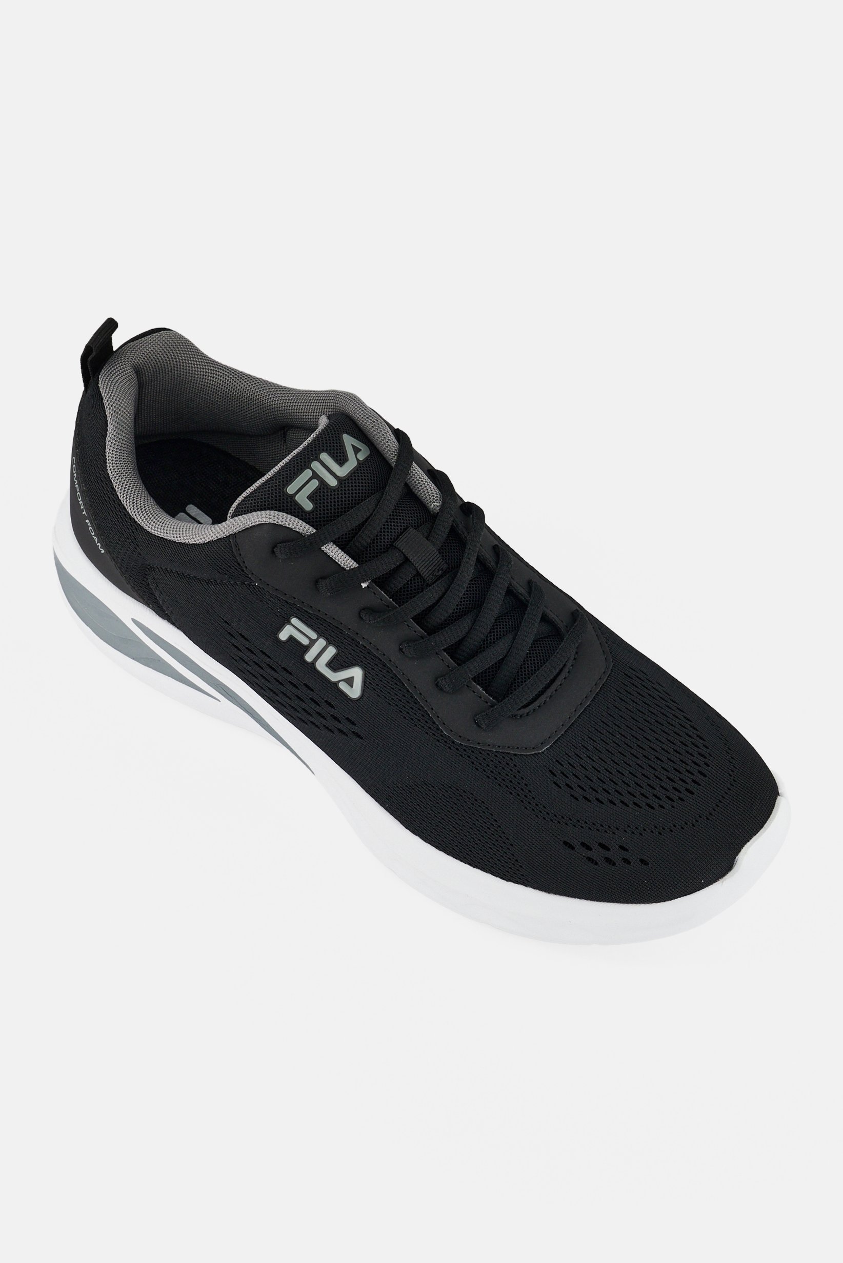 Men Lace Up Spectris Running Shoes, Black