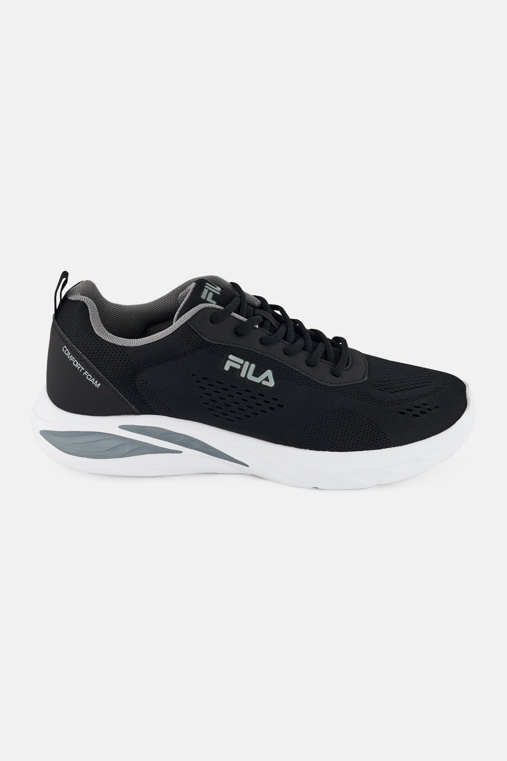 Men Lace Up Spectris Running Shoes, Black
