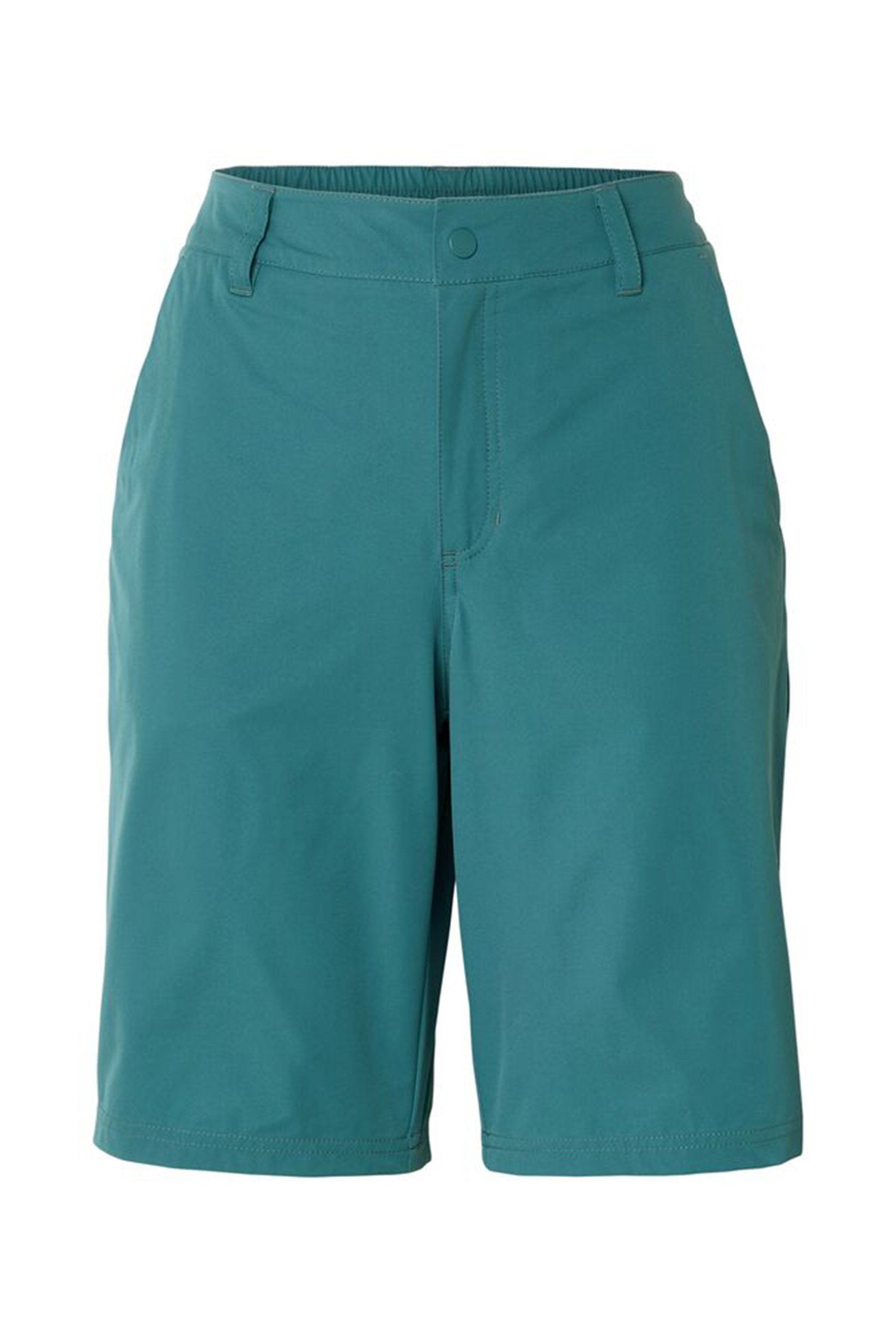 Women Regular Fit Plain Outdoor Shorts, Turquoise
