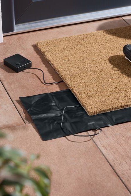 Doormat Sensor With Football Music, Black