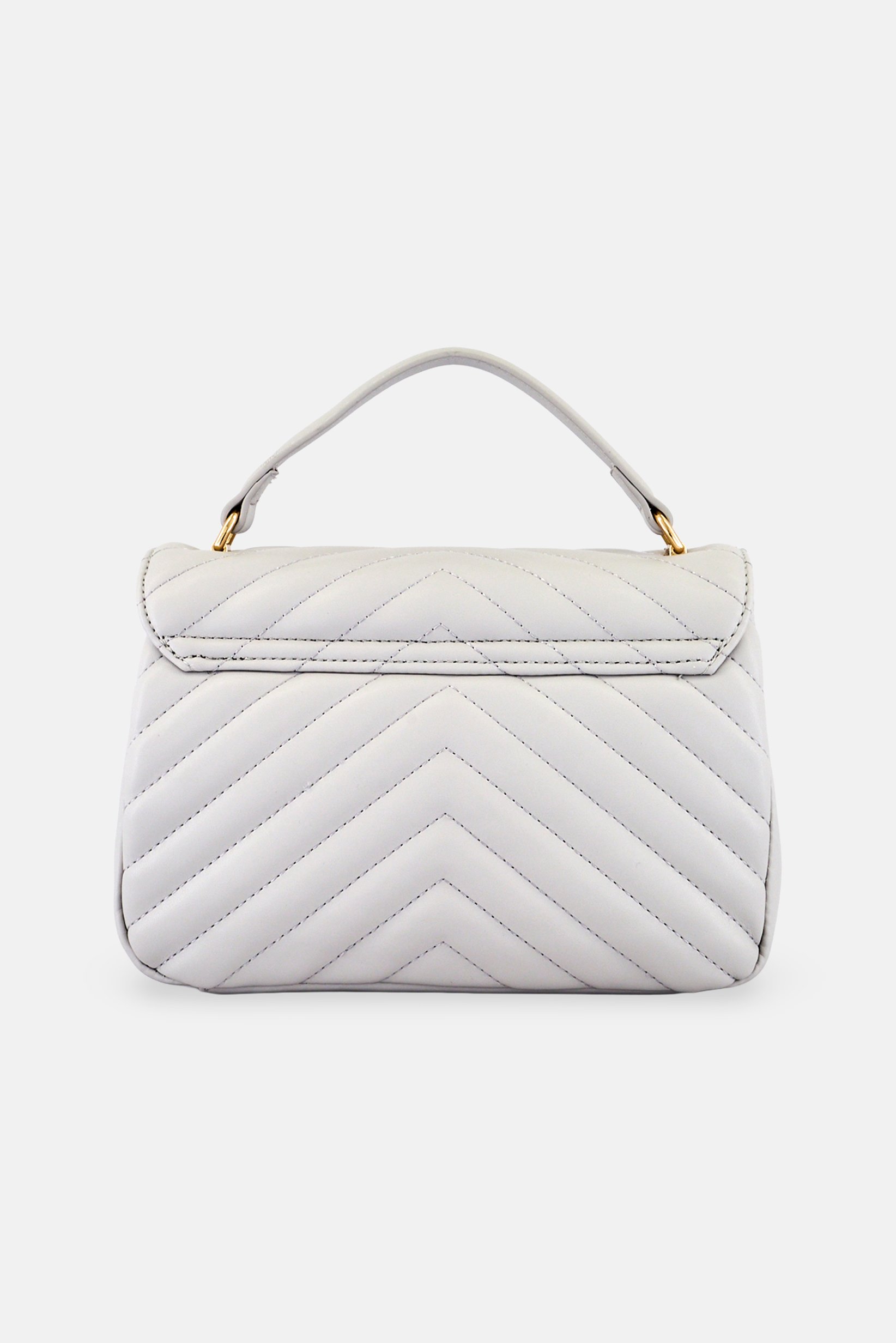 Women Brand Logo Cross Body Bag, Grey