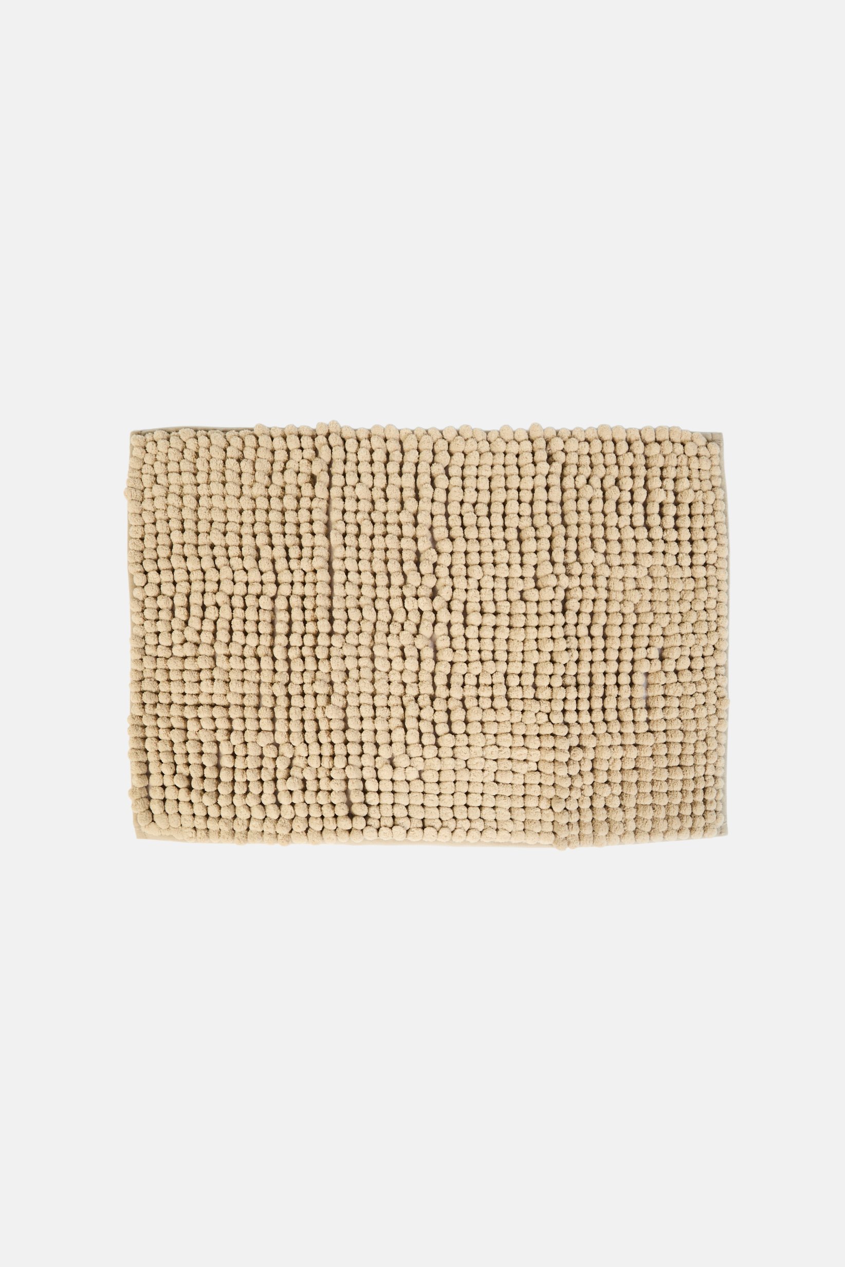 Microfiber Textured Bath Mat, Olive
