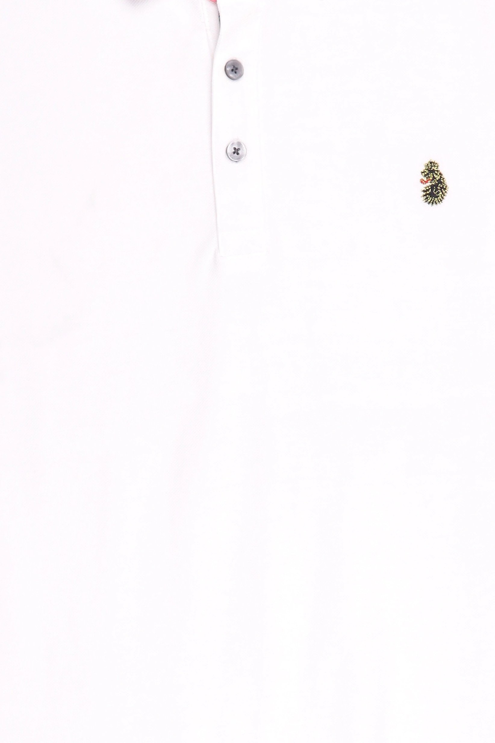 Men Sportswear Fit Short Sleeve Outdoor Polo Shirt, White