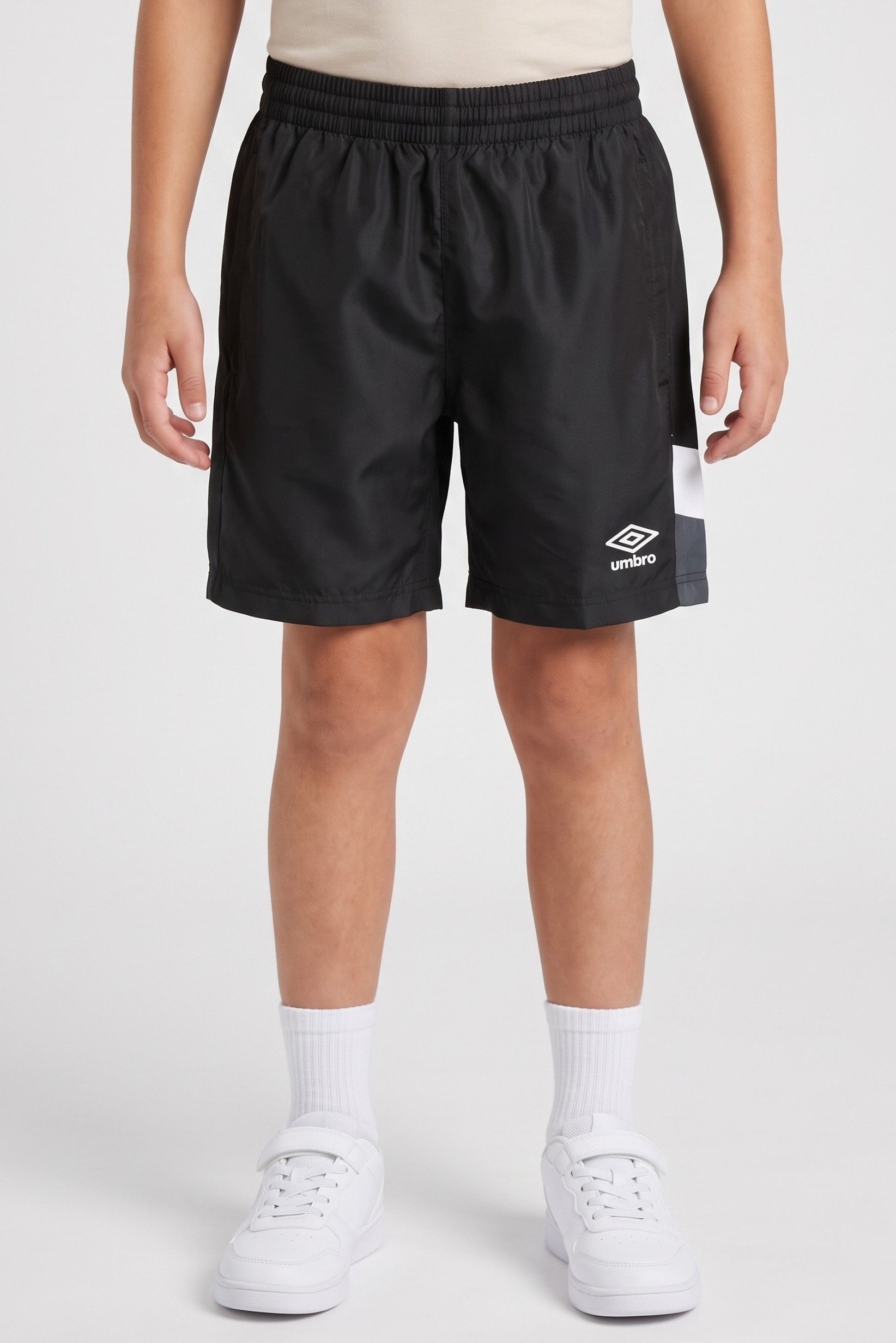 Kids Boy Sportswear Fit Training Shorts, Black