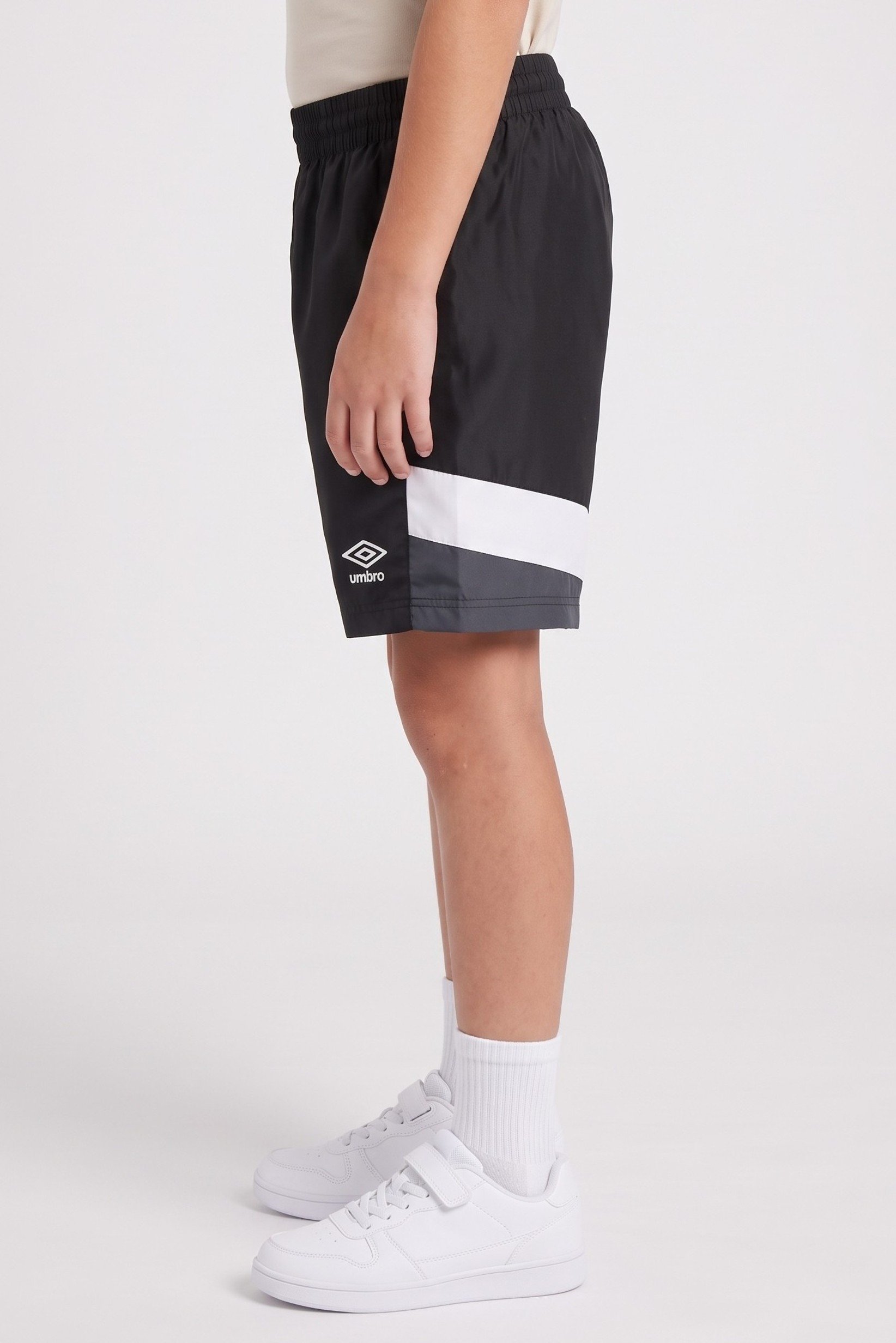 Kids Boy Sportswear Fit Training Shorts, Black
