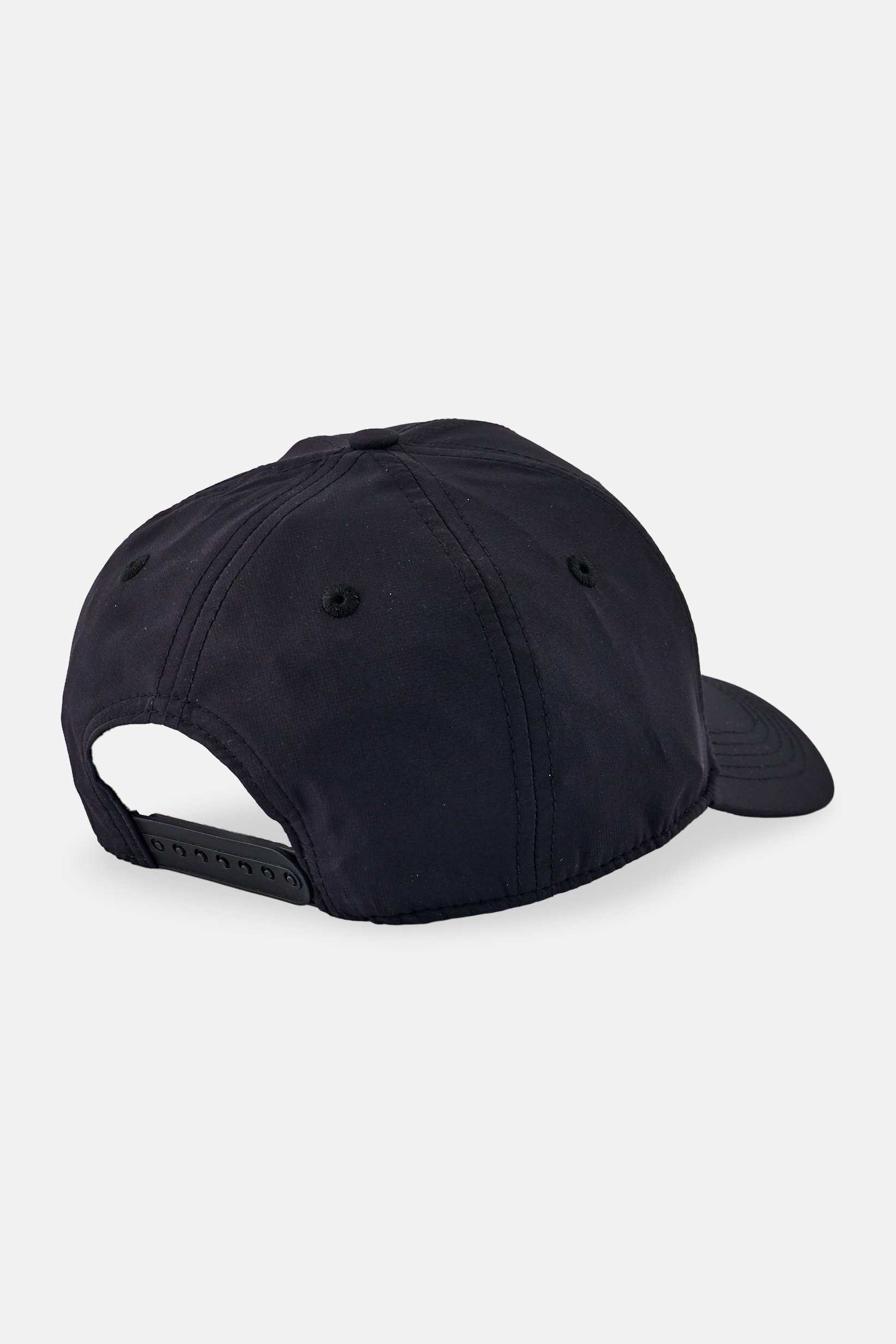 Men Embroidered Logo Adjustable Baseball Cap, Black