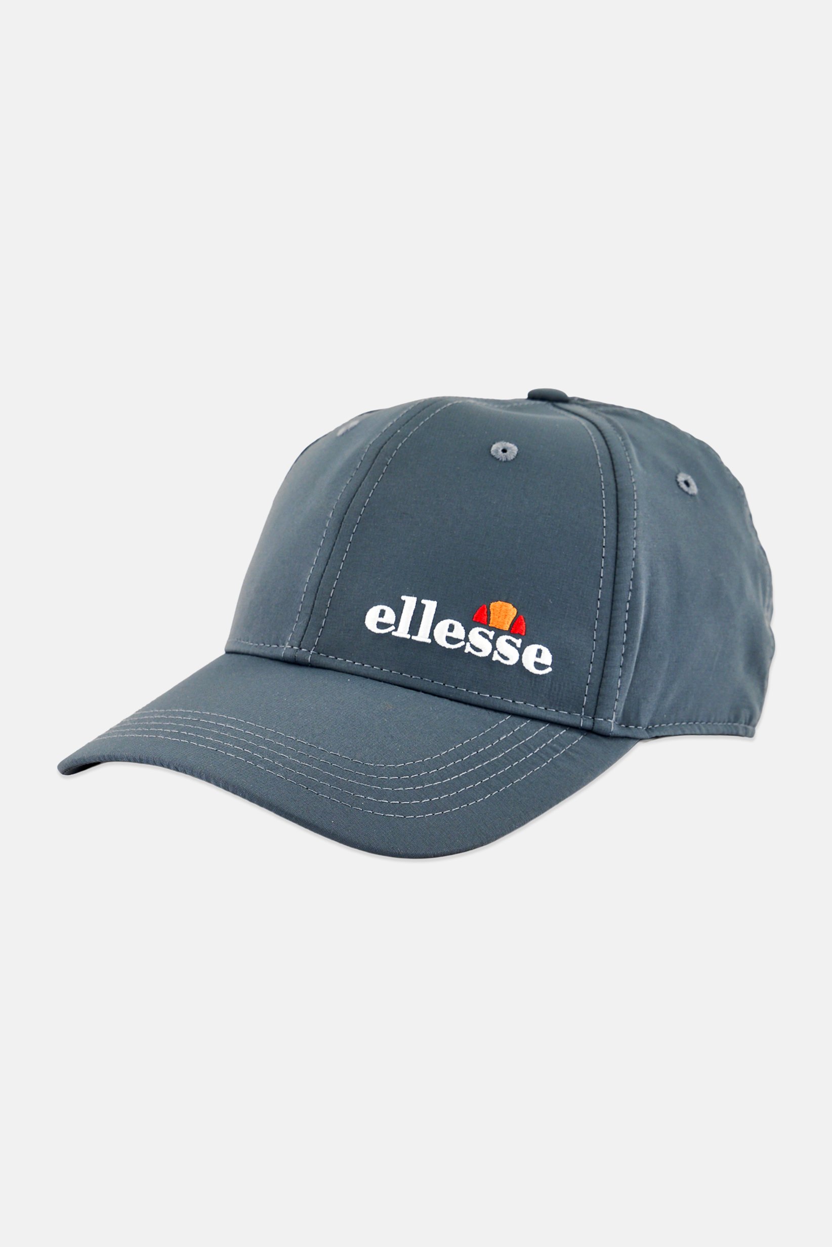 Men Embroidered Logo Adjustable Cap, Grey