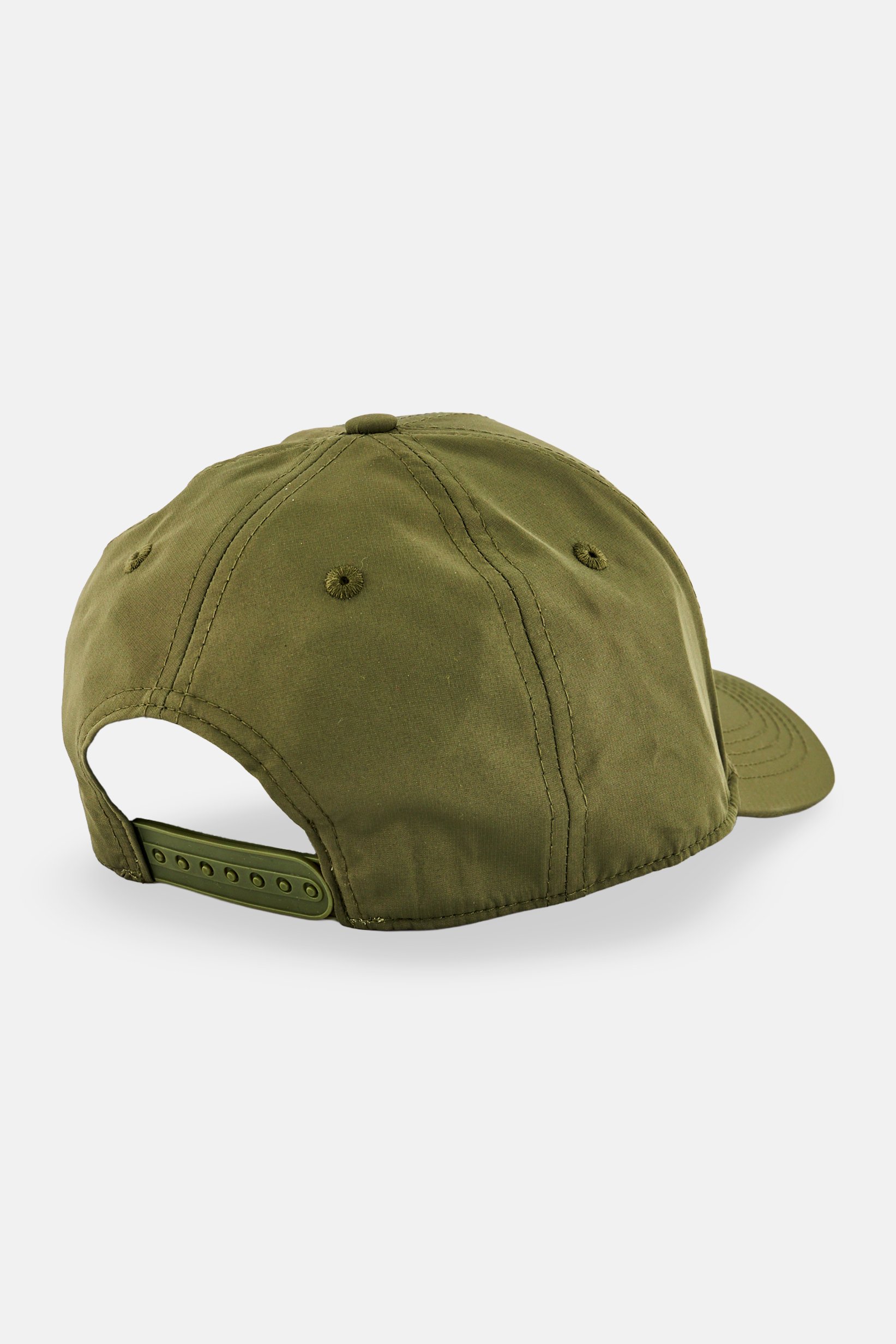 Men Embroidered Logo Adjustable Baseball Cap, Olive