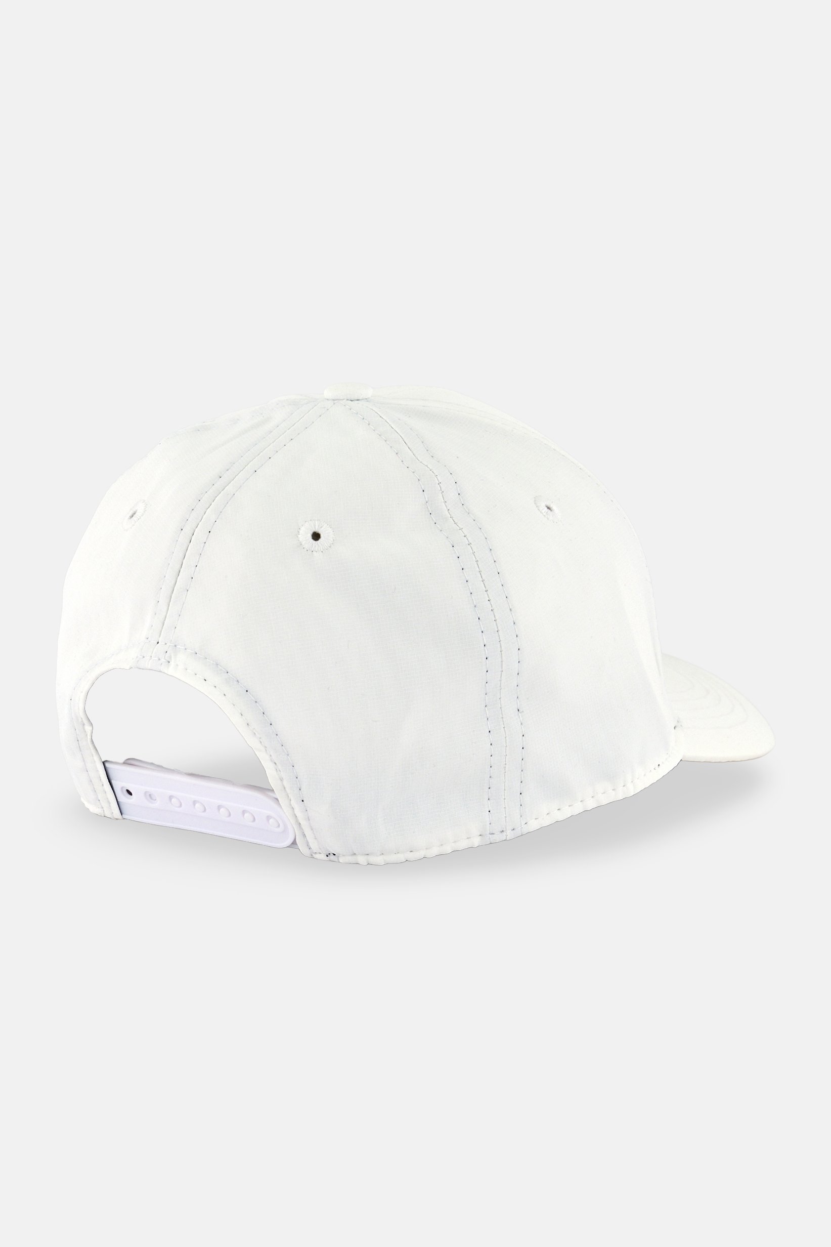 Men Embroidered Logo Adjustable Baseball Cap, White