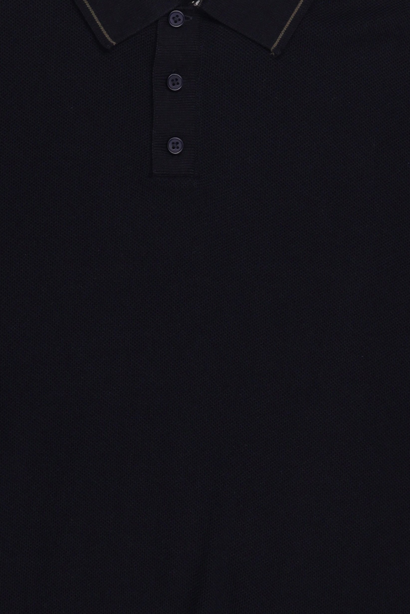 Men Regular Fit Solid Short Sleeve Polo Shirt, Navy