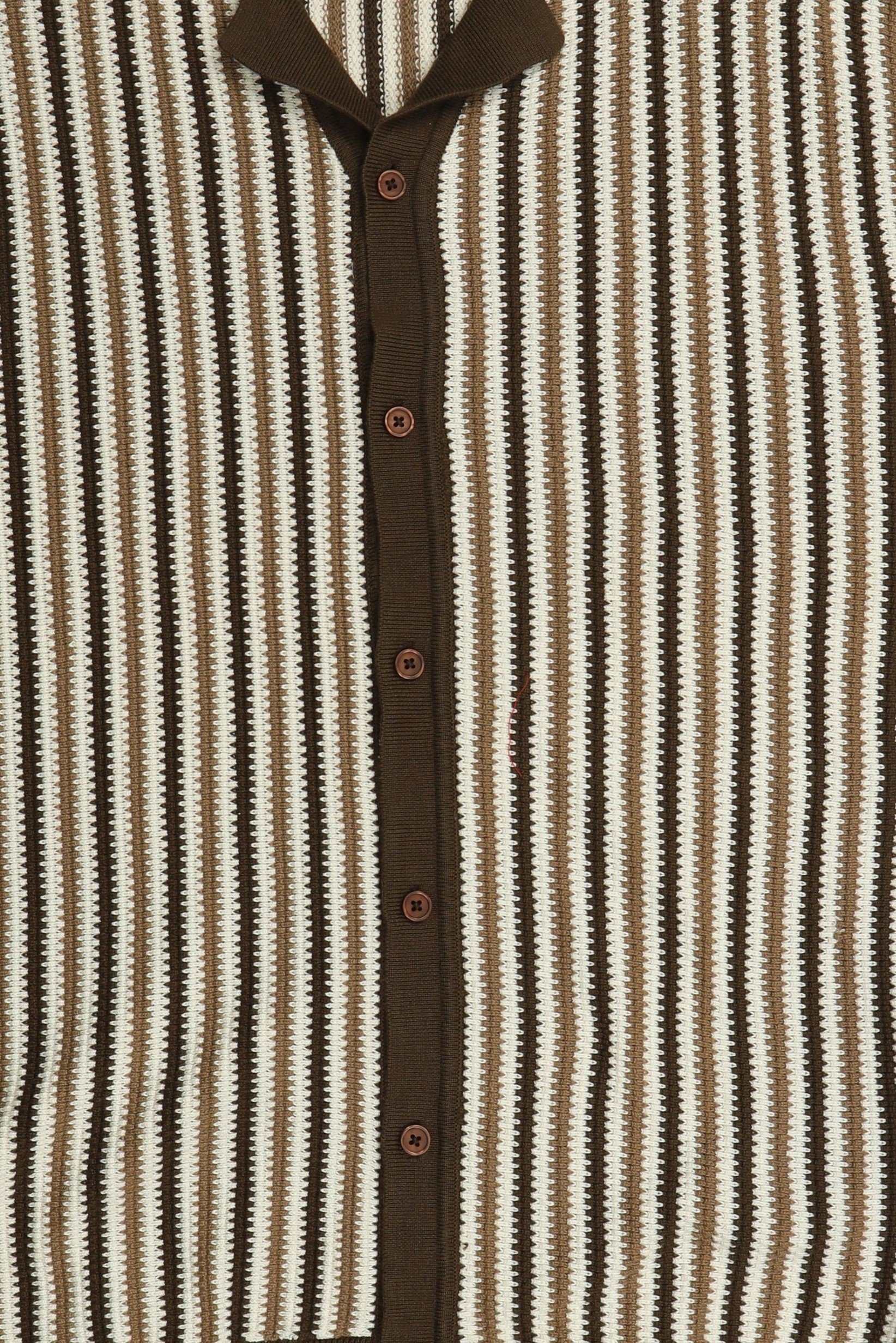 Men Regular Fit Short Sleeve Stripe Polo Shirt, Multicolor