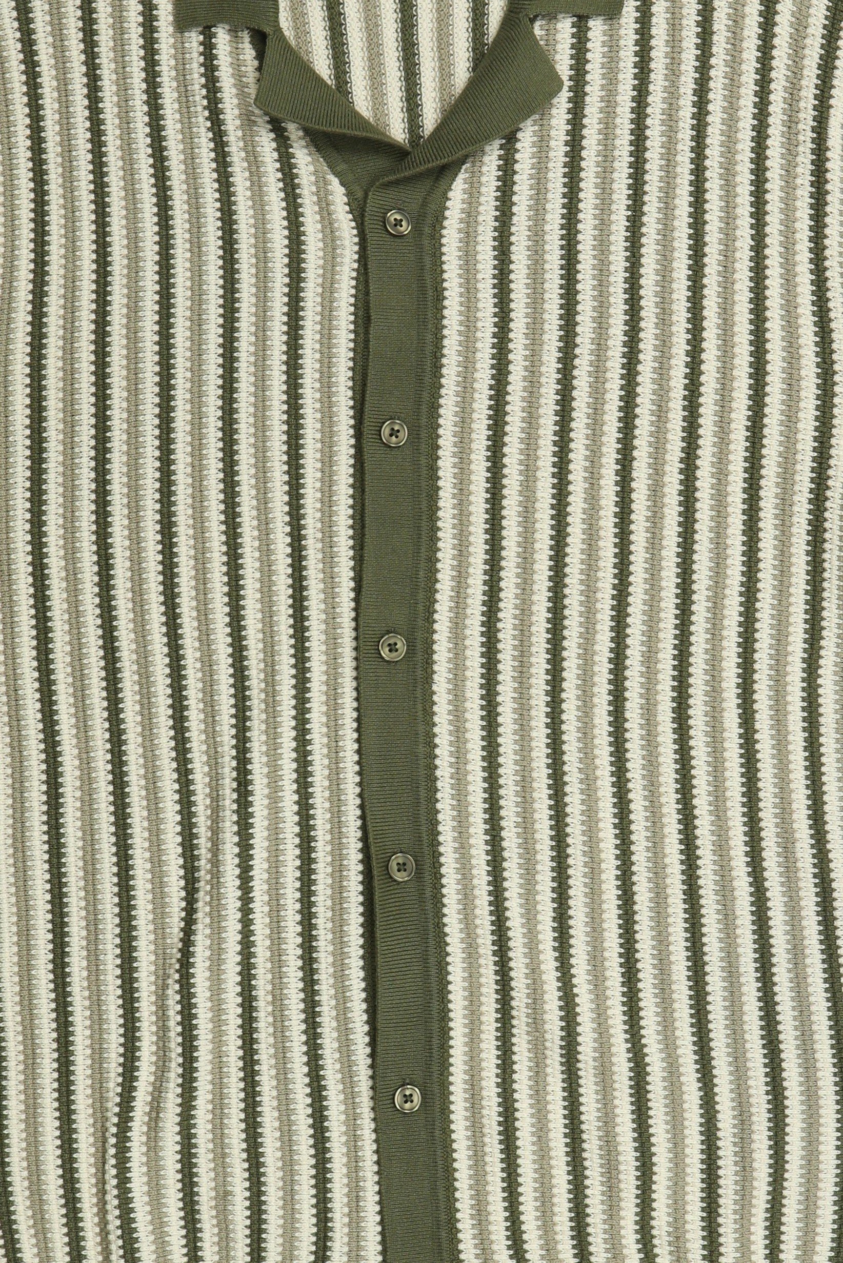 Men Regular Fit Short Sleeve Stripe Polo Shirt, Multicolor