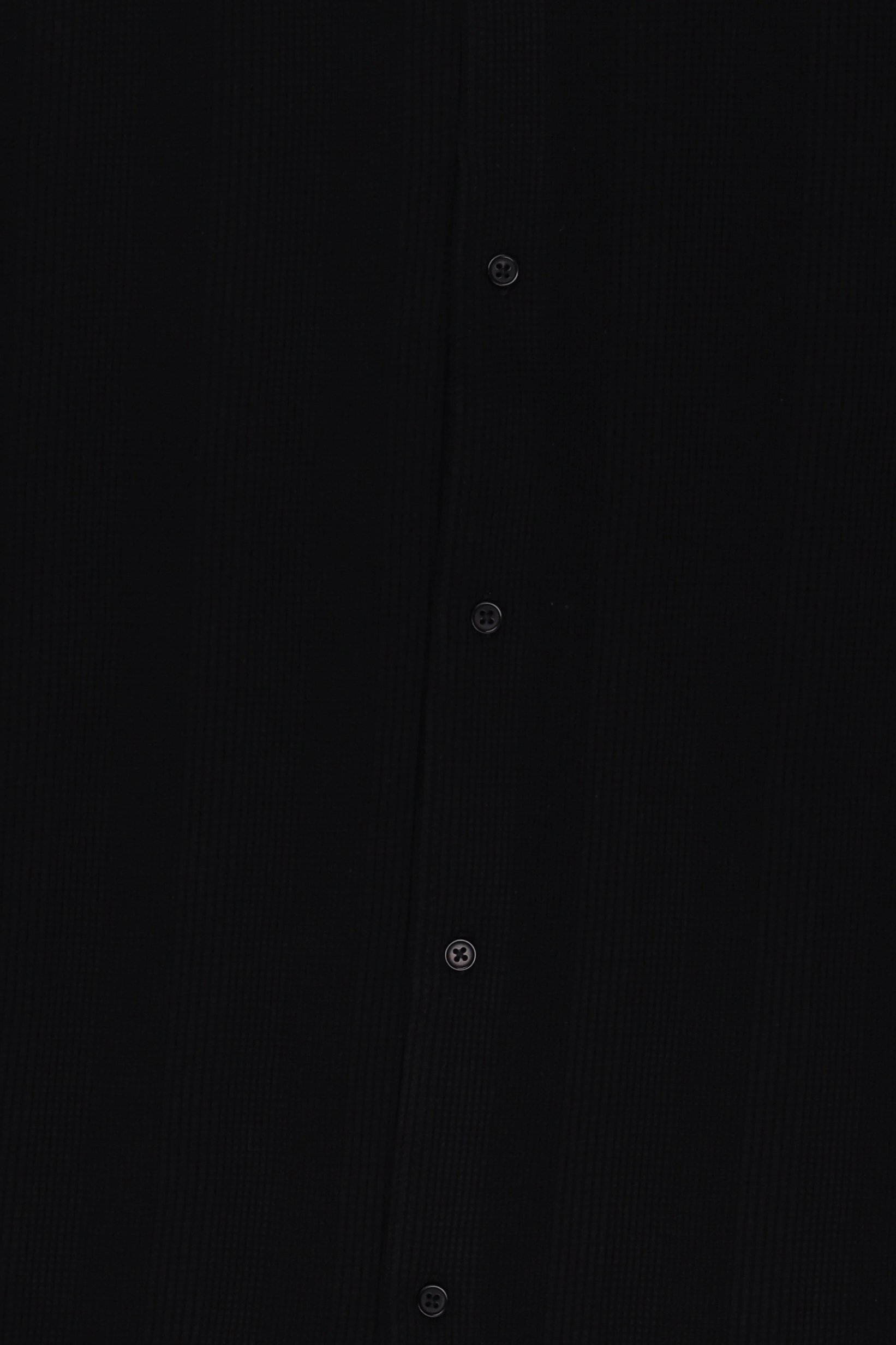 Men Regular Fit Textured Short Sleeve Casual Shirt, Black