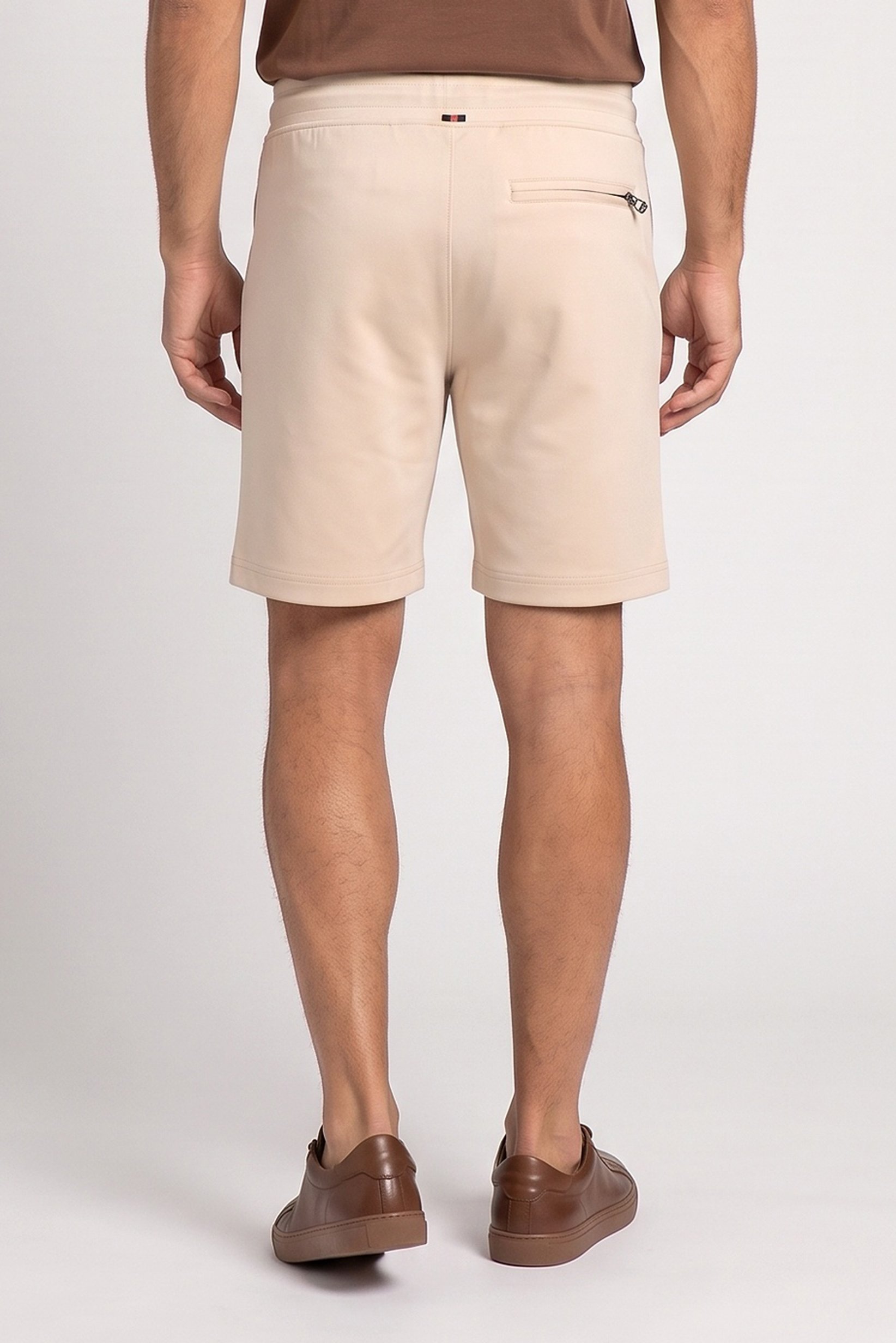 Men Sportswear Fit Outdoor Shorts, Beige