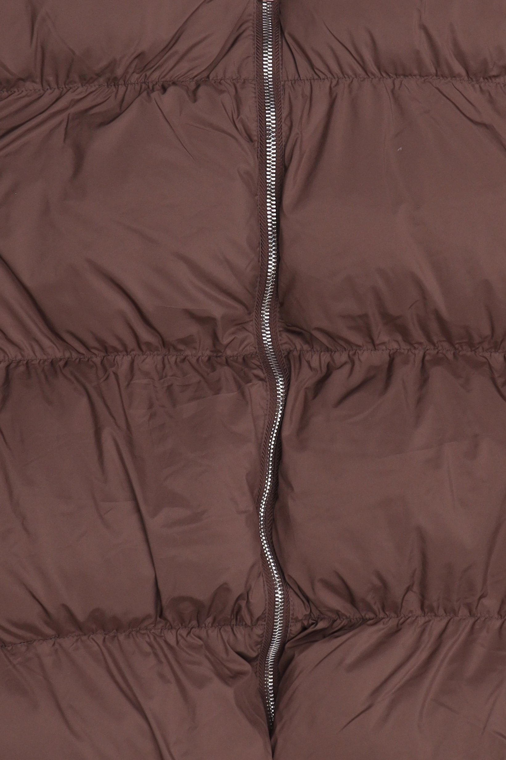 Women Quilted Puffer Jacket, Brown