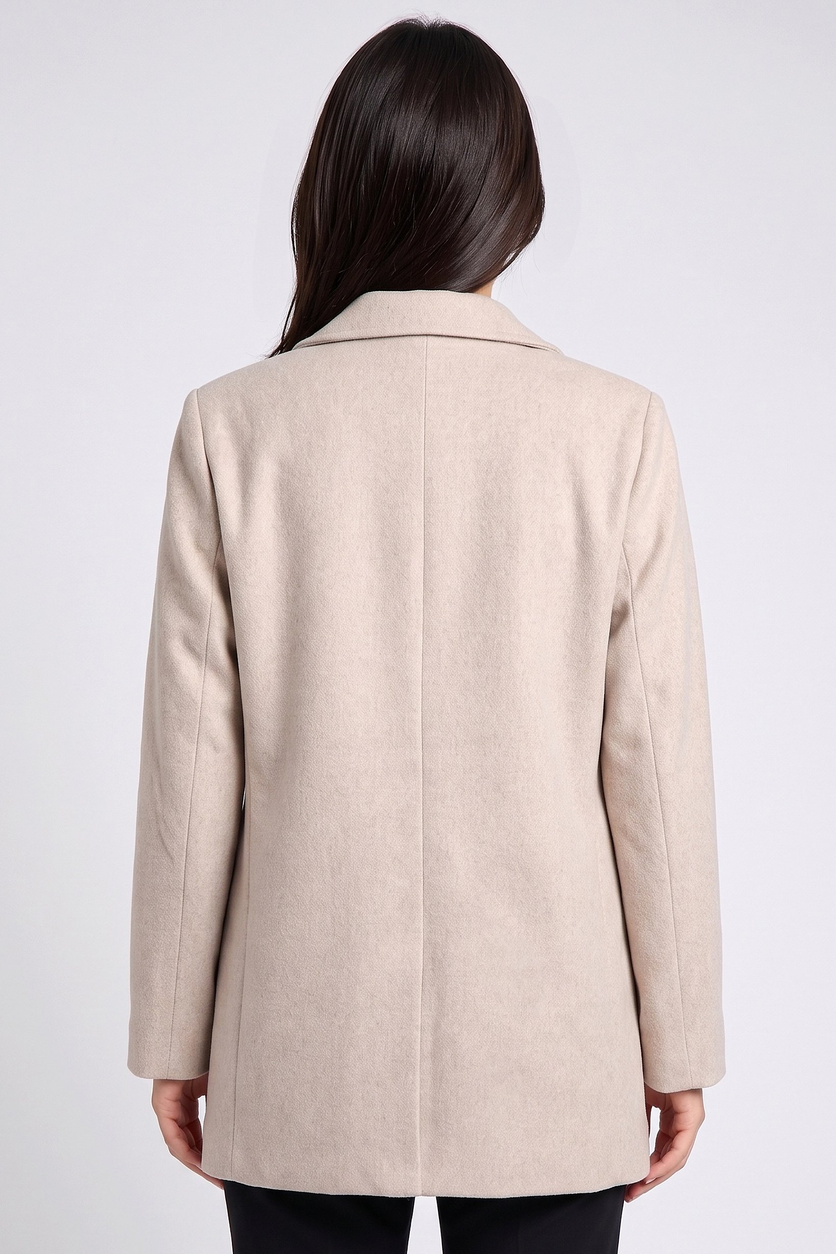 Women Regular Fit Textured Casual Blazer, Beige