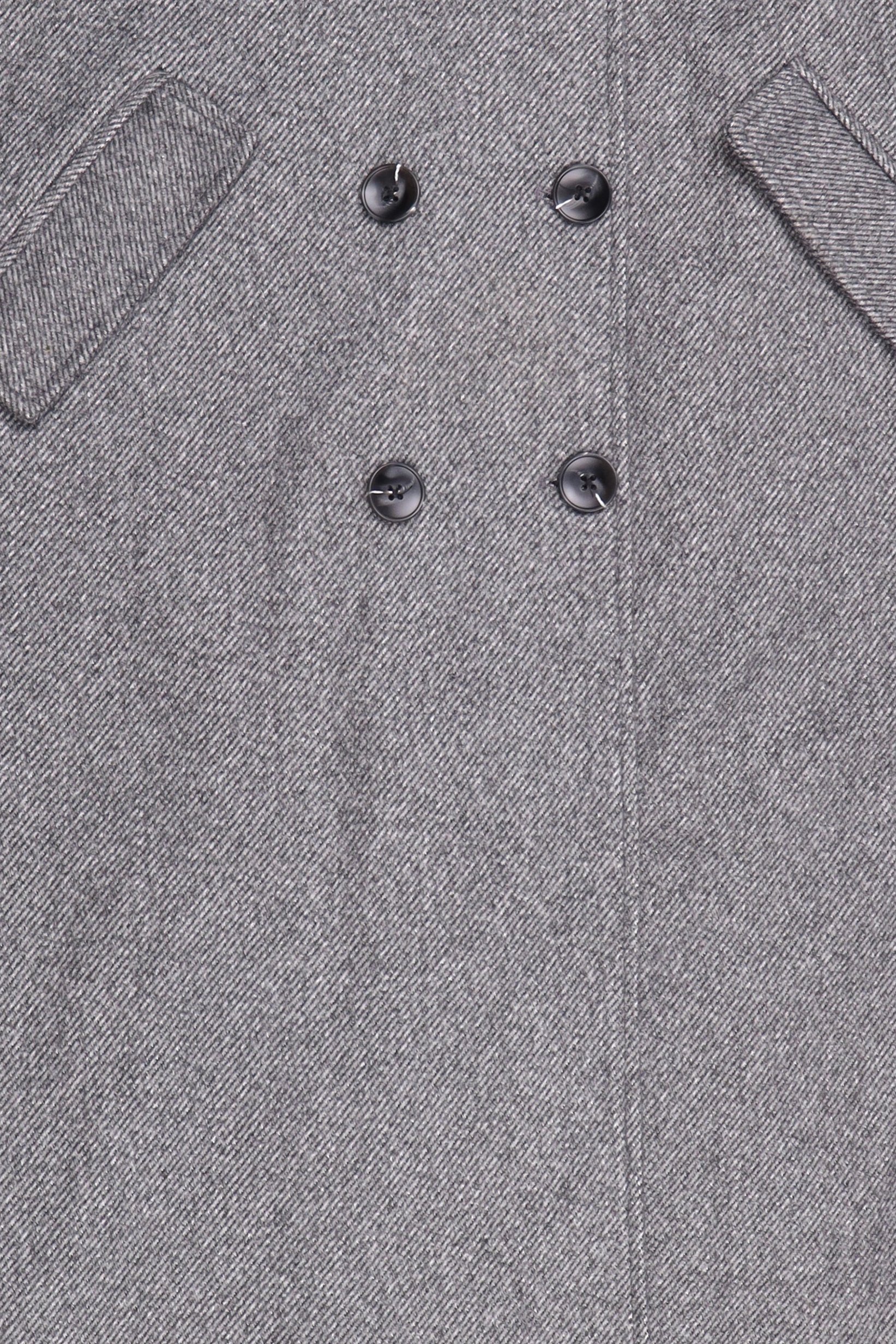 Women Textured Trench Coat, Grey