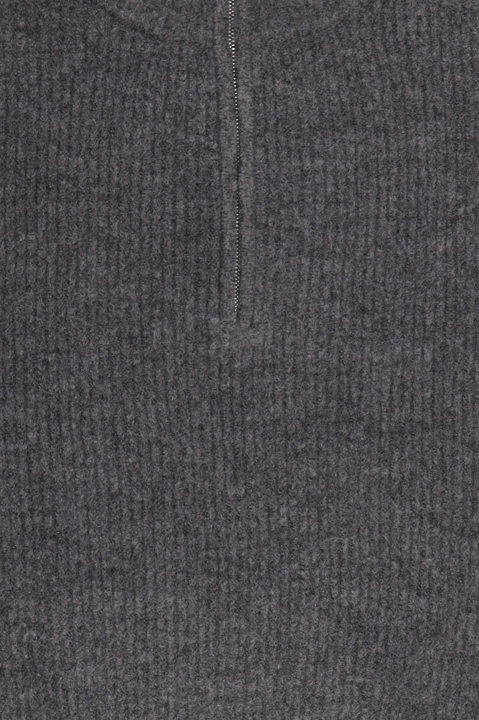 Women Knitted Long Sleeve Sweater, Grey