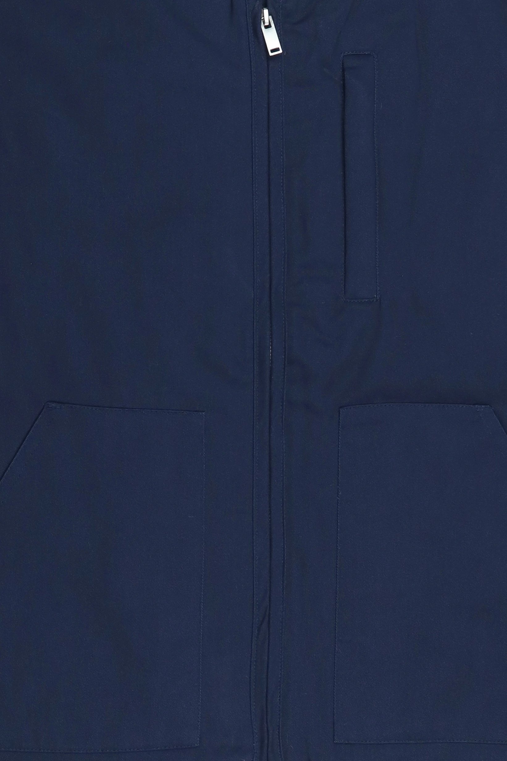 Men Solid Vest Jacket, Navy