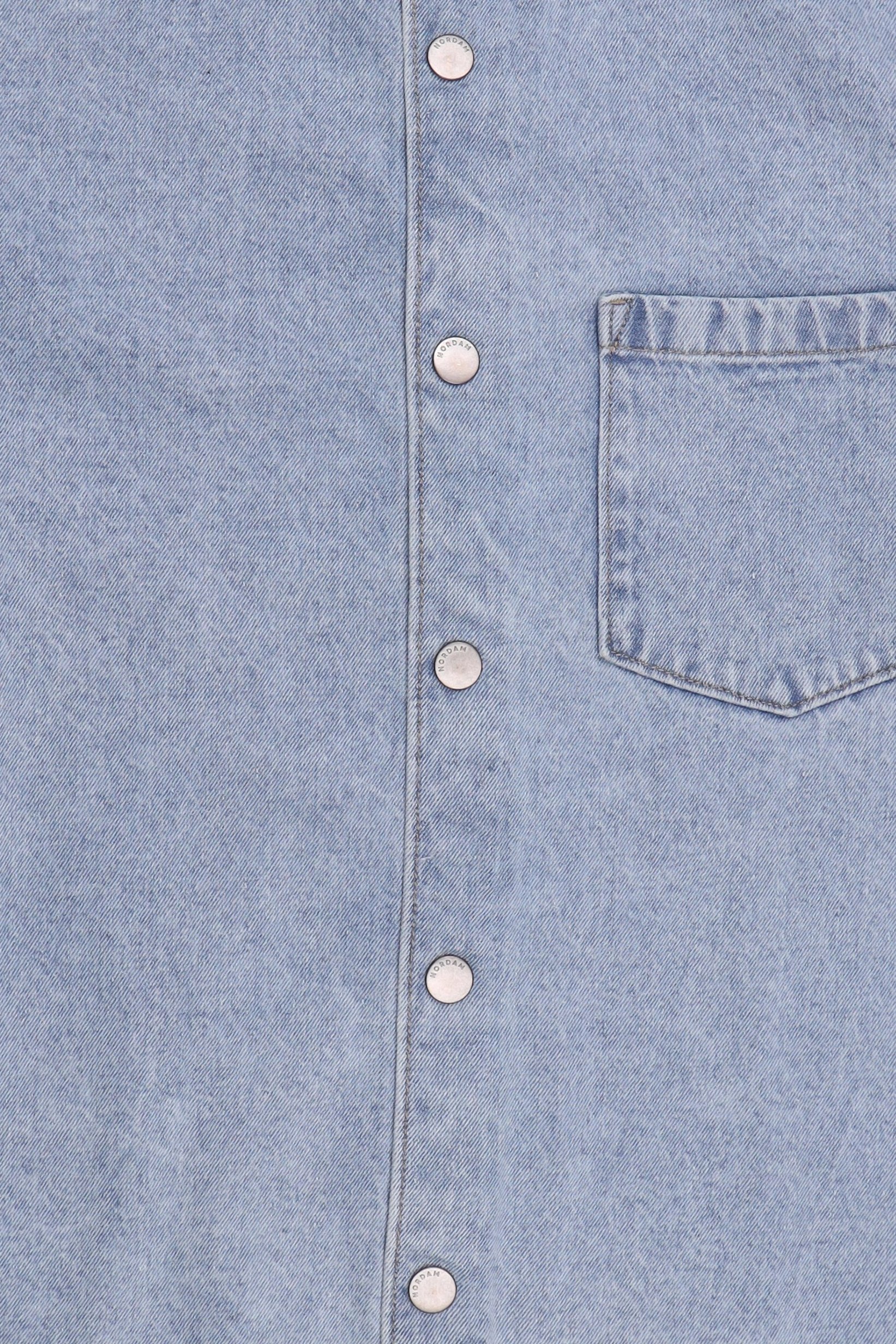 Men Washed Denim Jacket, Blue