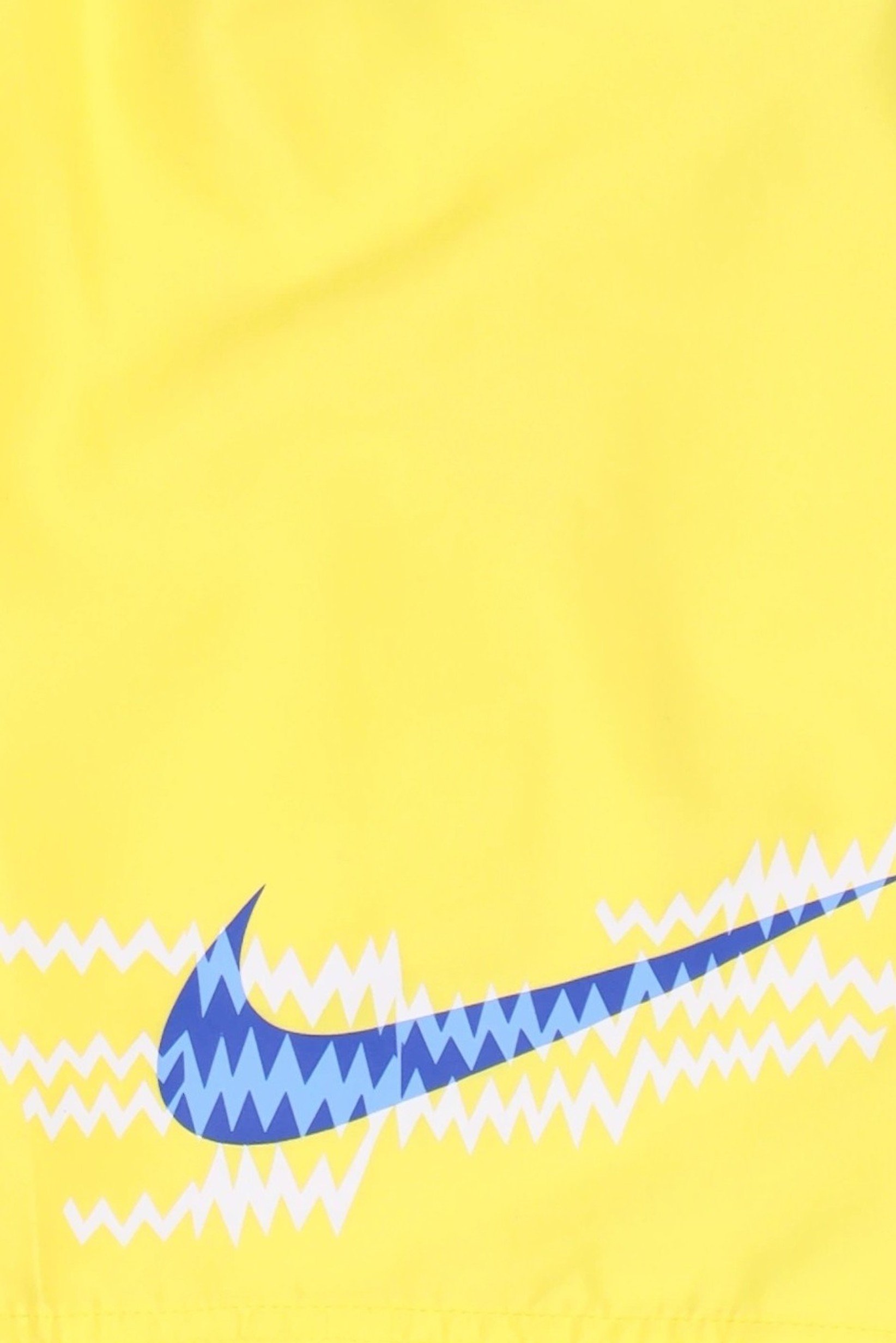 Kids Boy Brand Logo Board Shorts, Yellow