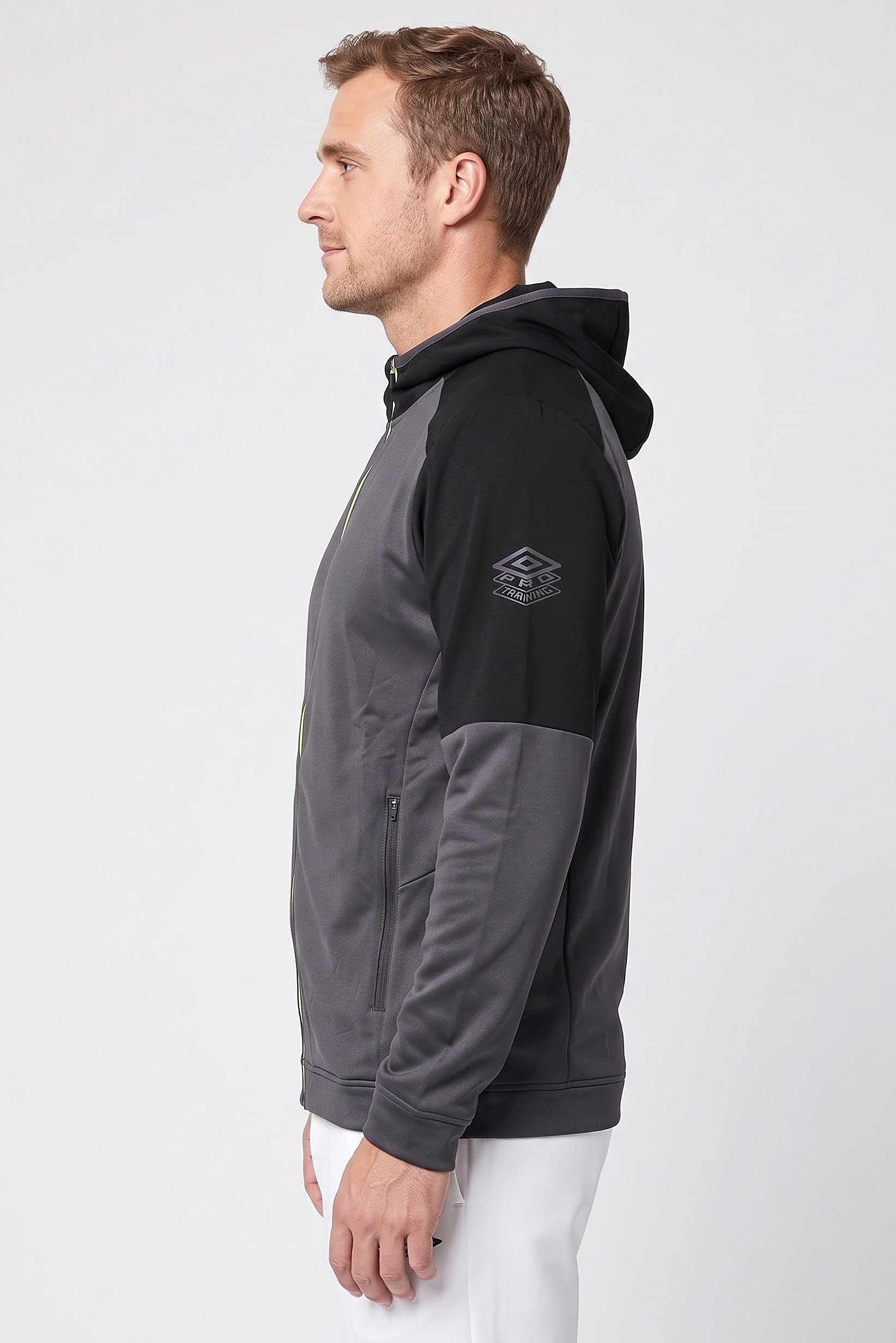Men Sportswear Fit Long Sleeve Training Hoodie, Multicolor