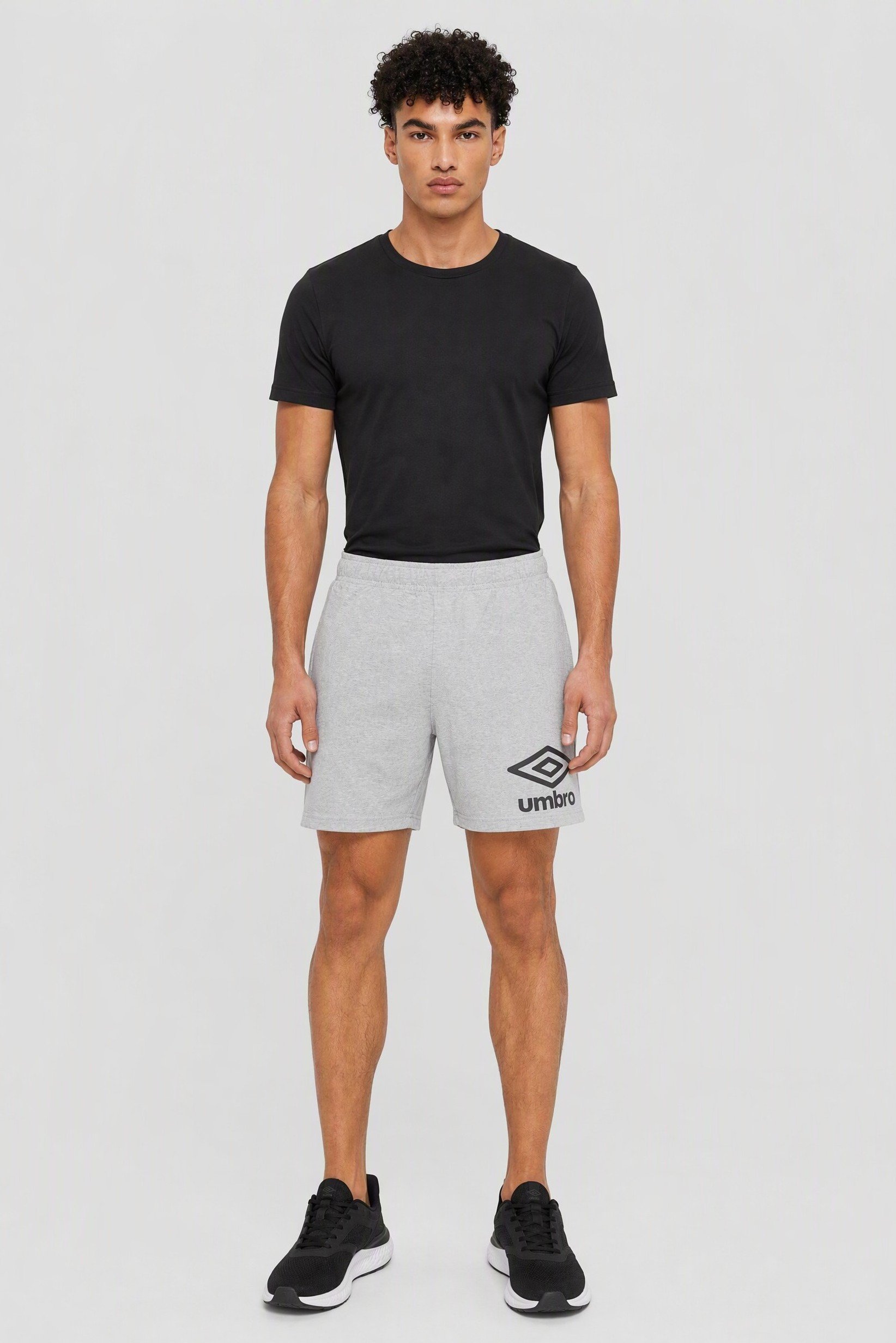 Men Sportswear Fit Training Shorts, Grey