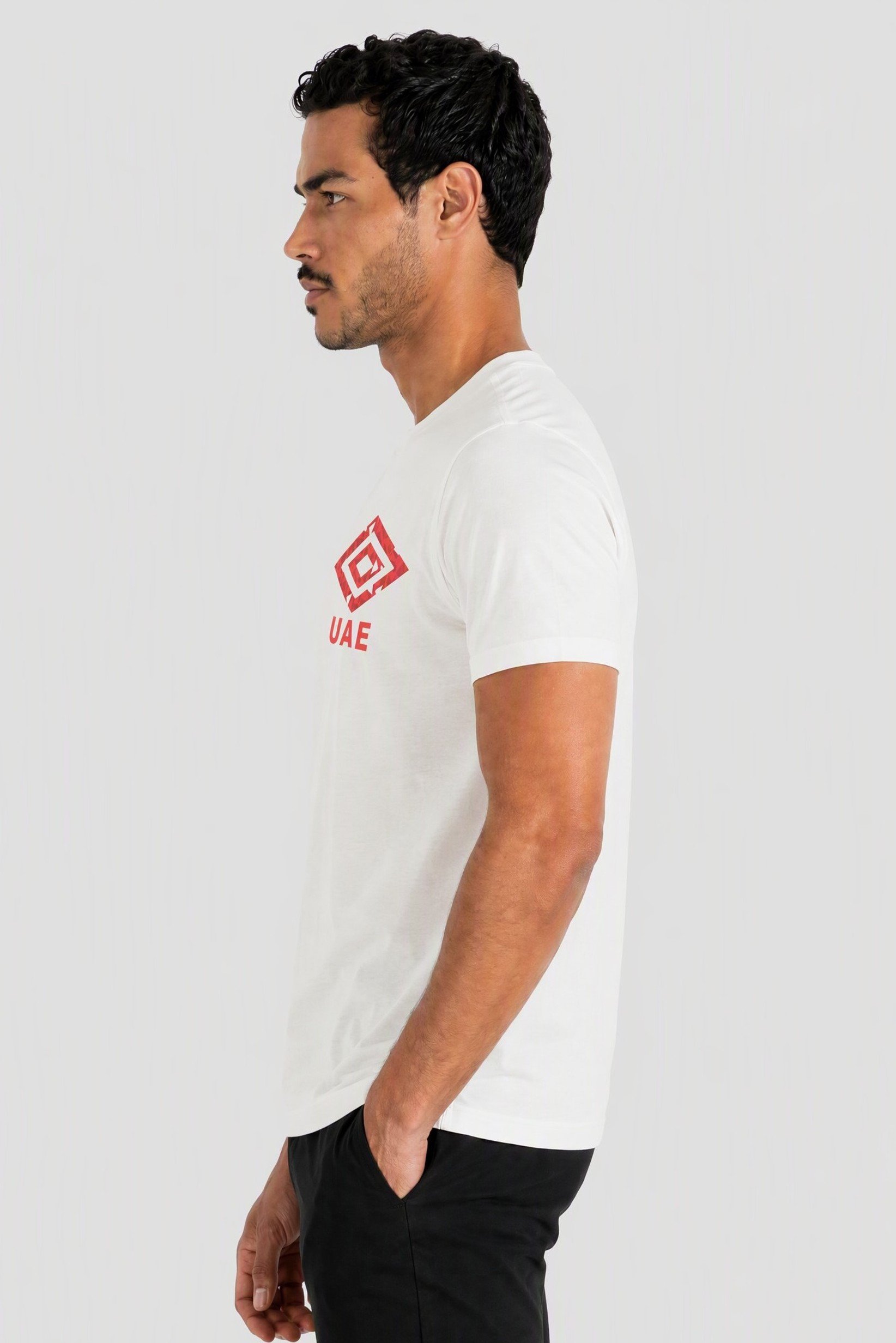 Men Sportswear Fit Short Sleeve Outdoor T-Shirt, White