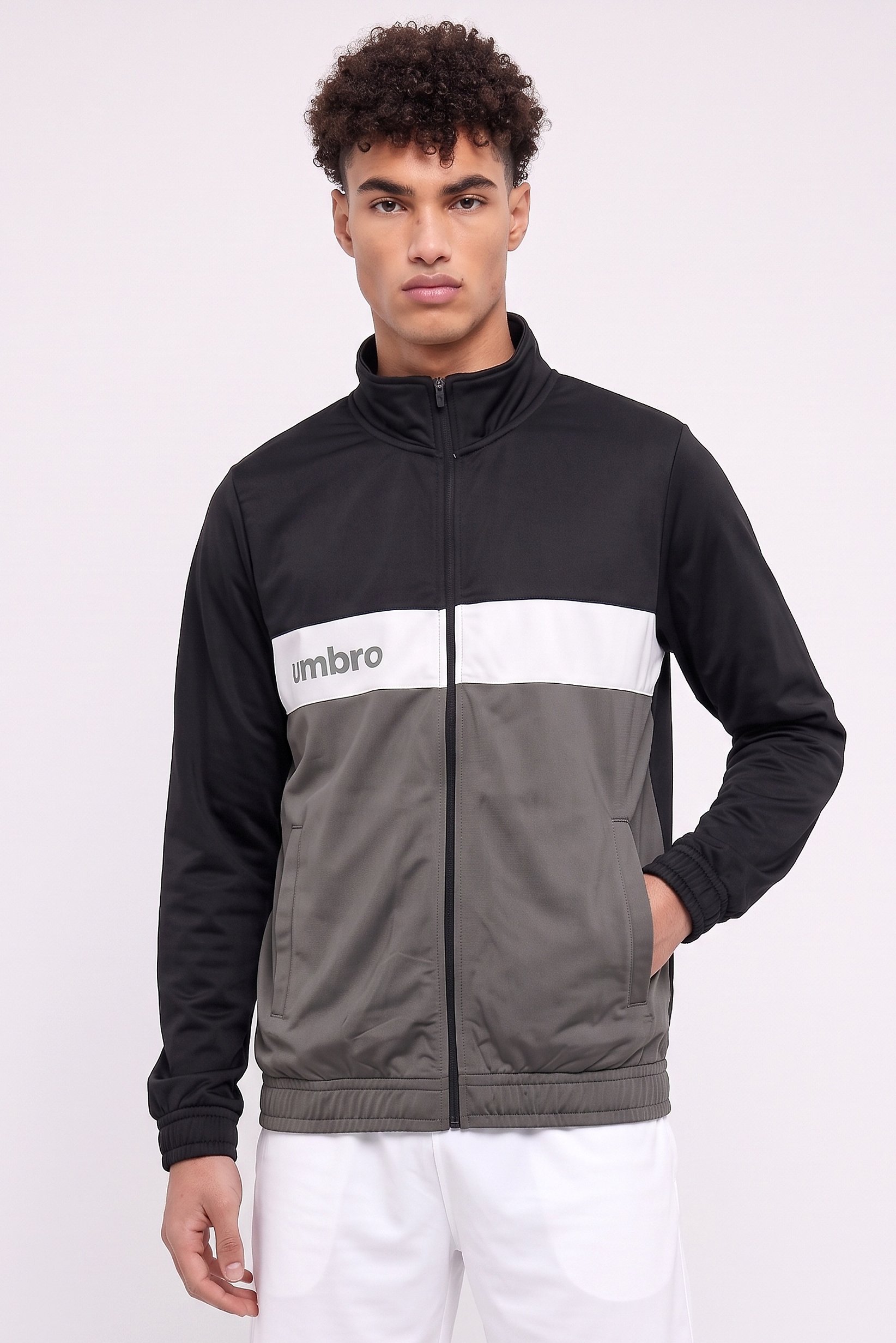 Men Sportswear Fit Long Sleeve Training Jacket, Multicolor