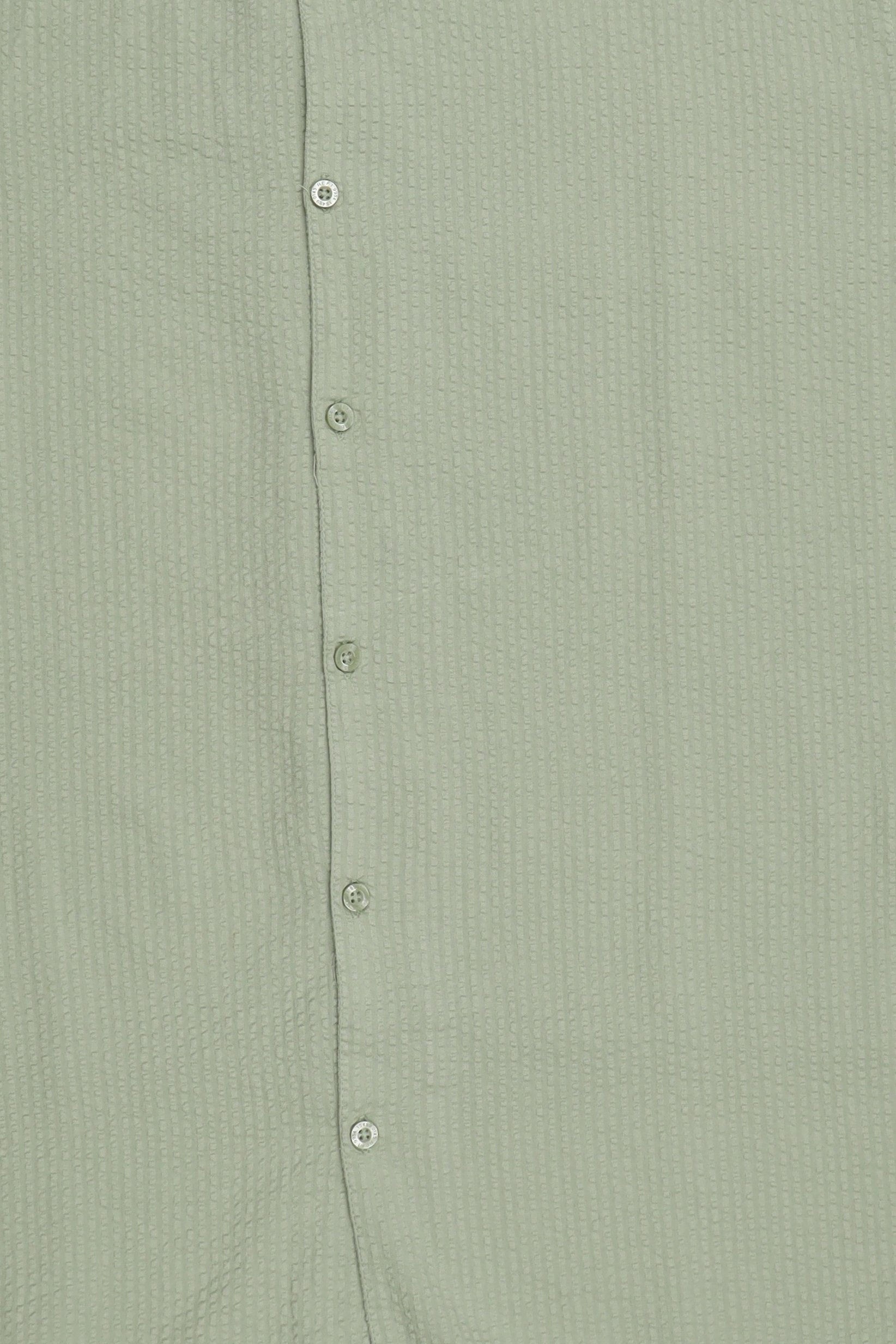 Men Regular Fit Textured Short Sleeve Casual Shirt, Sage Green