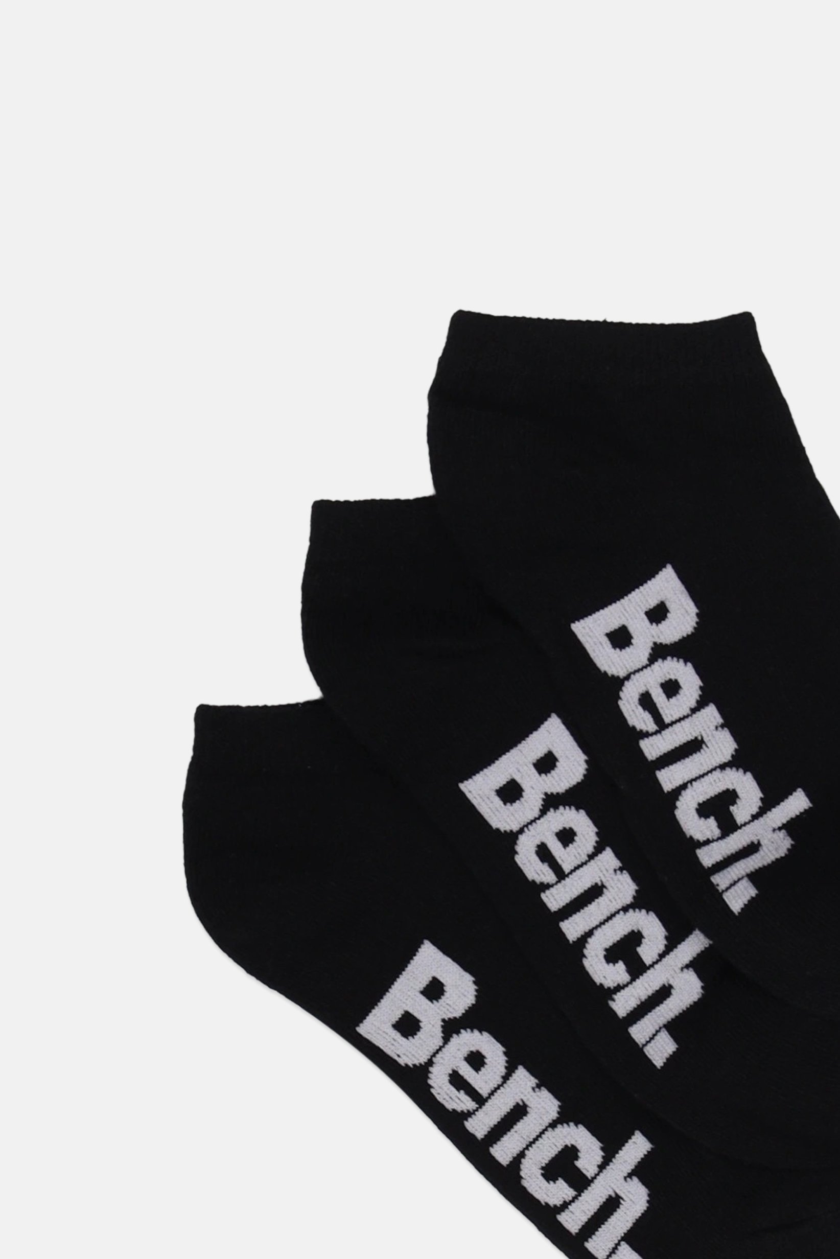 Kids Boy 5 Pairs Brand Logo Crew Socks, Black