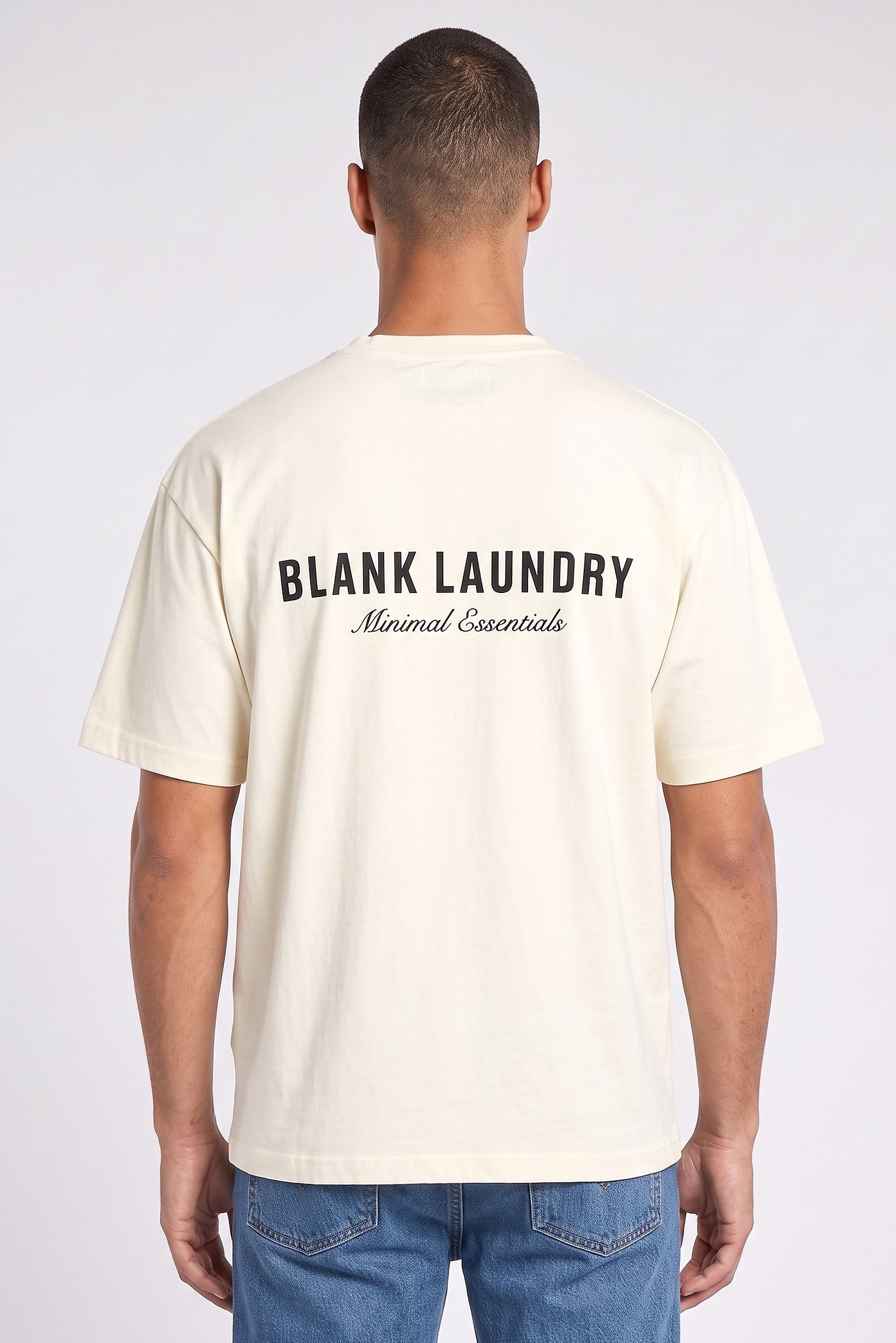 Men Crew Neck Graphic Print Short Sleeve T-Shirt, Beige