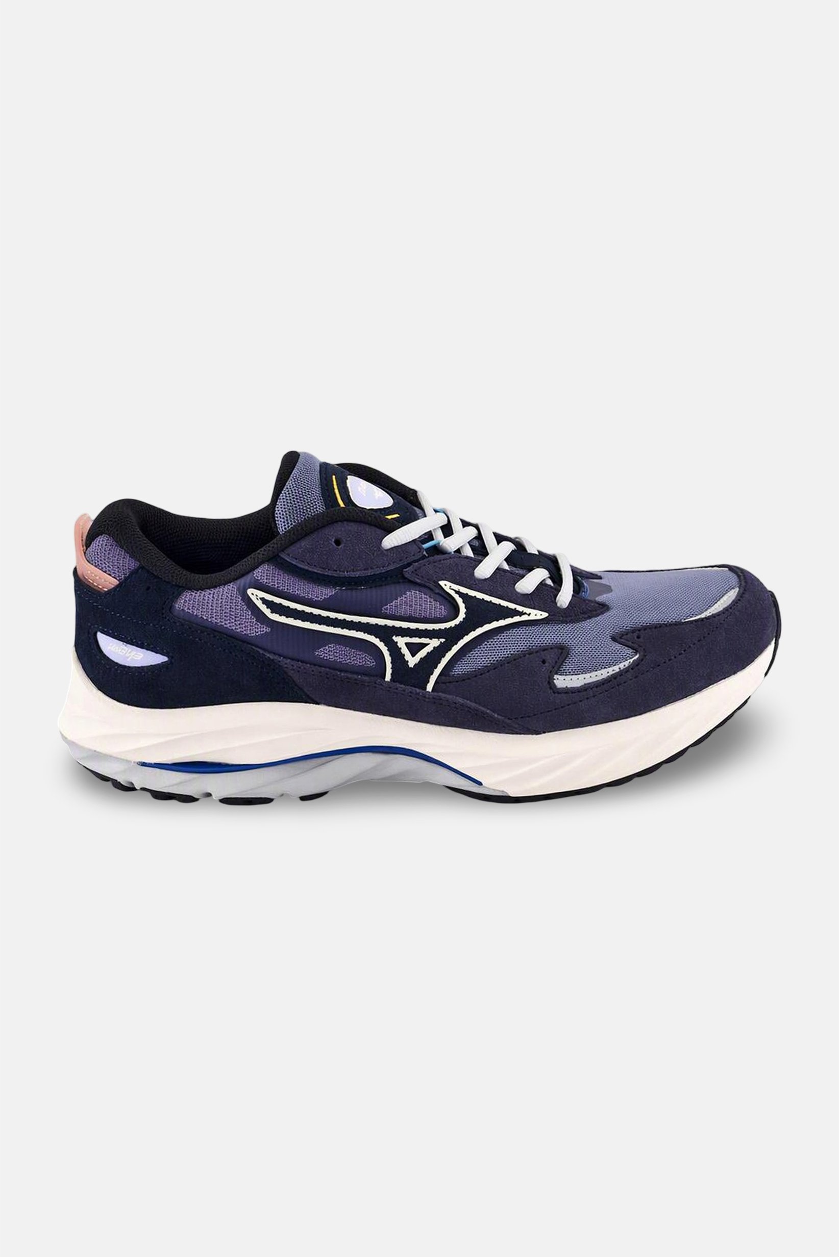 Men Wave Rider 8 Lace Up Outdoor Shoes, Navy Blue