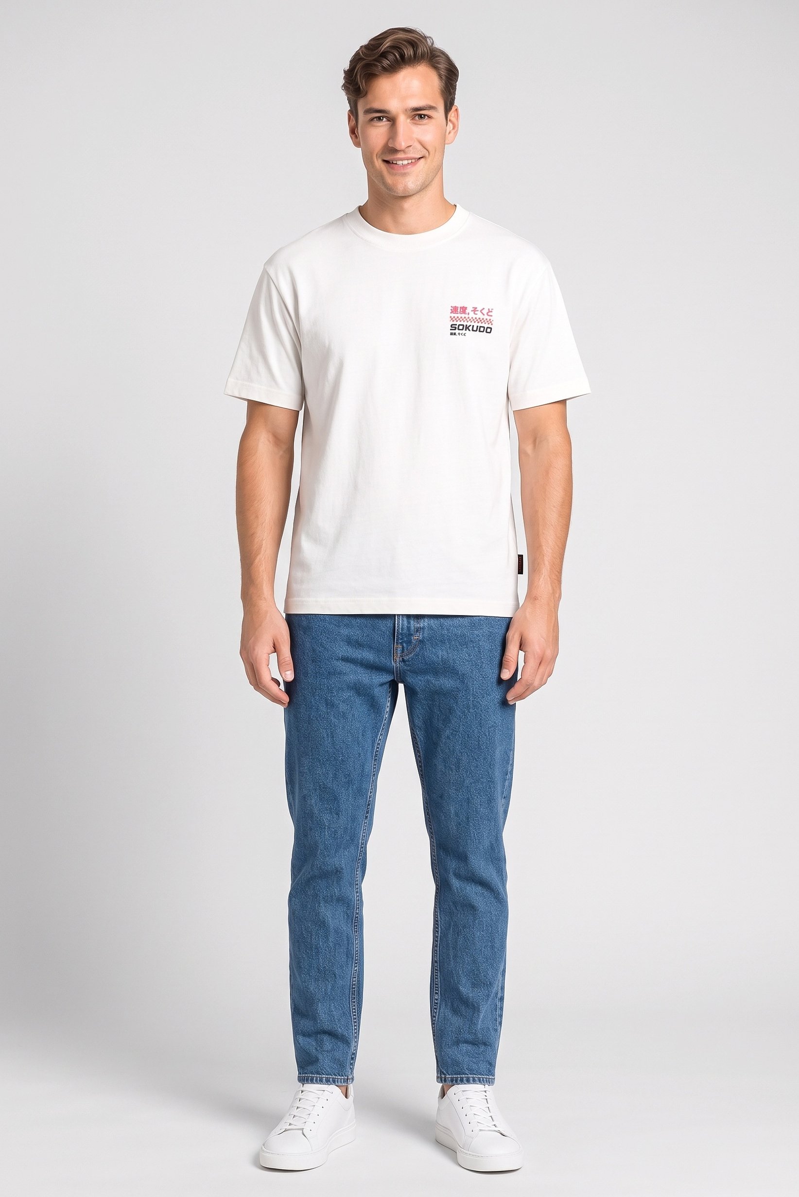 Men Crew Neck Short Sleeve Graphic Printed T-Shirt, Multicolor